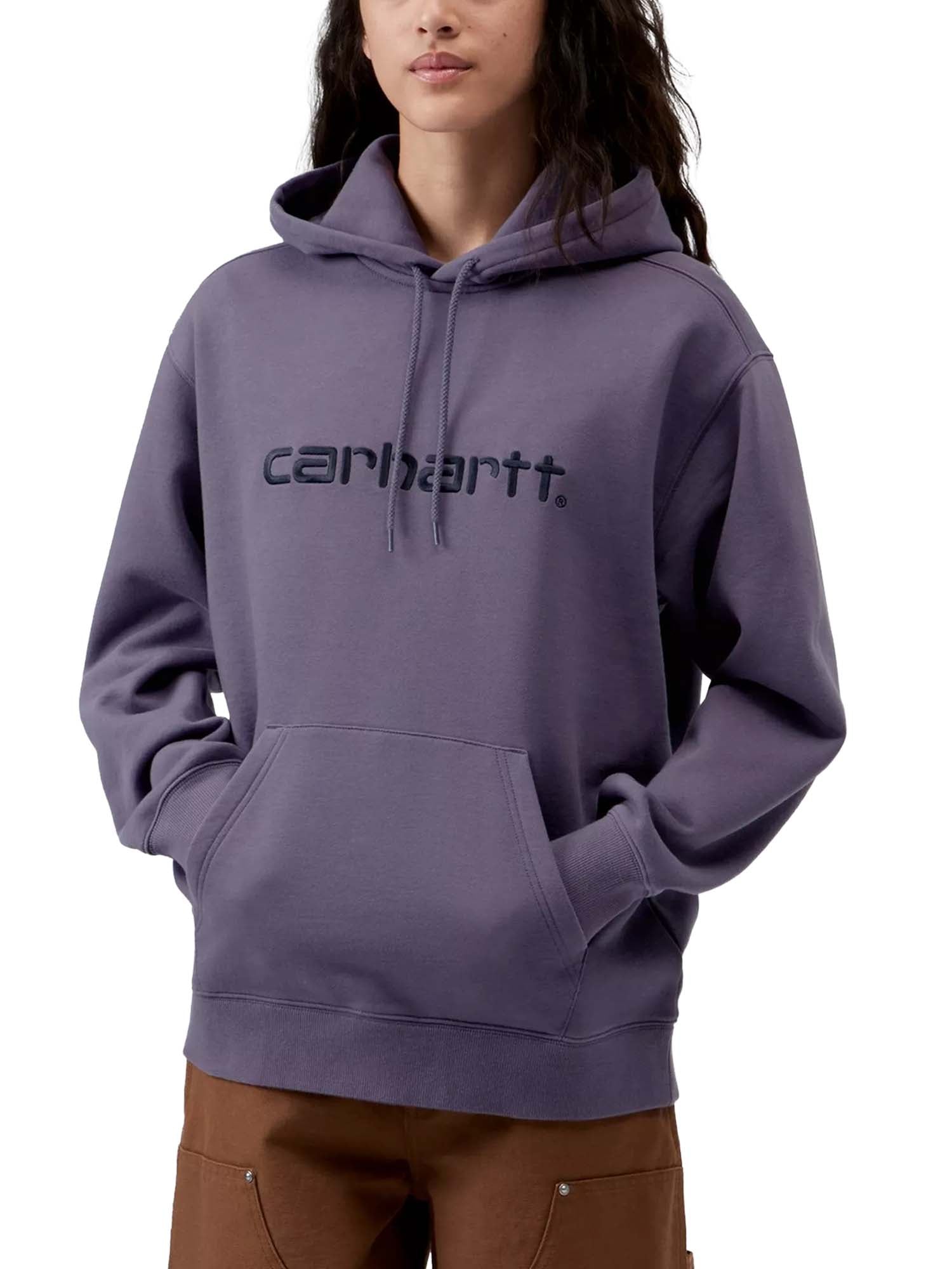 Carhartt Wip Women's Hooded Carhartt Sweatshirt Viola