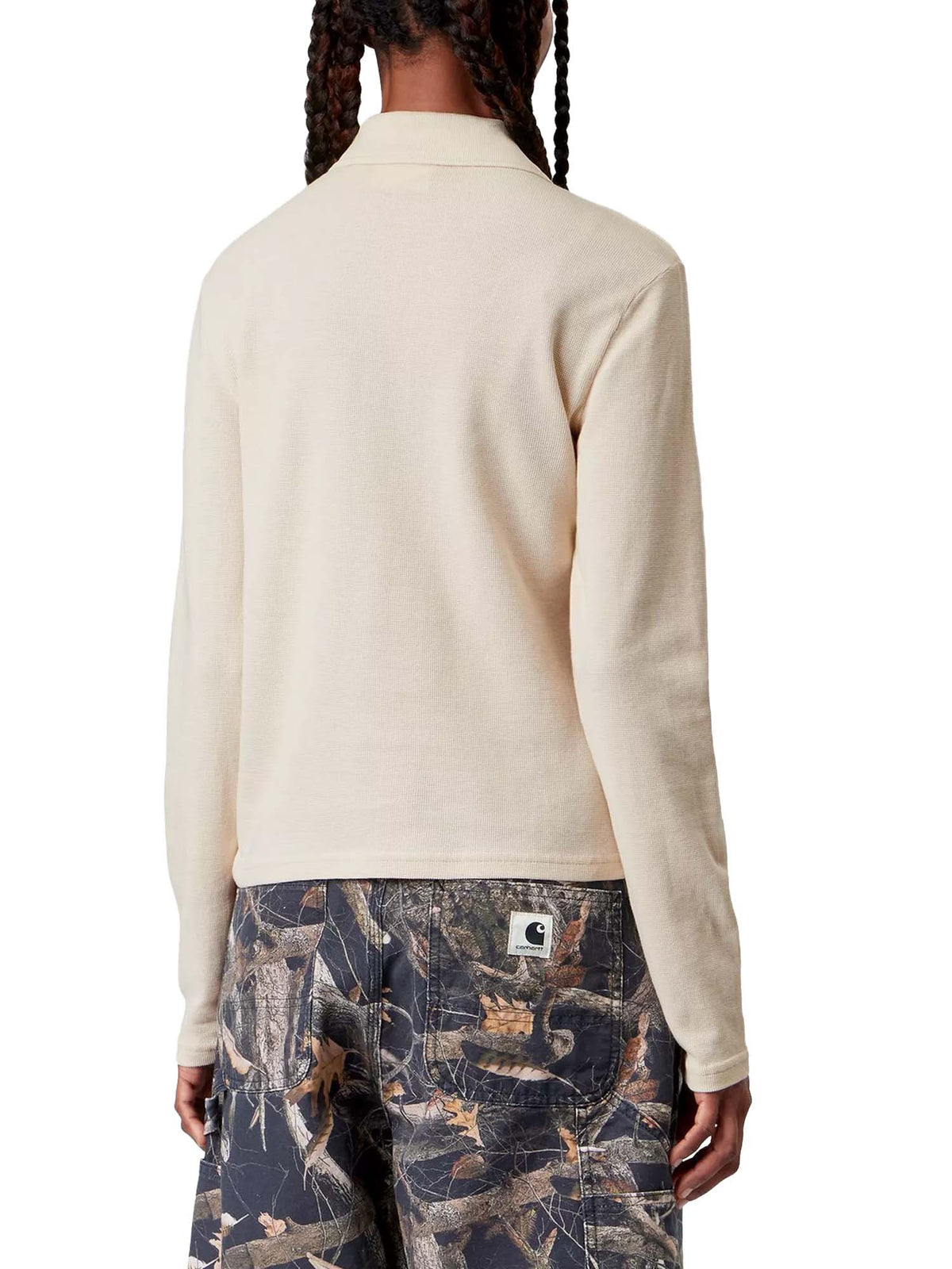 Carhartt Wip Women's L/S Dora Polo Bianco