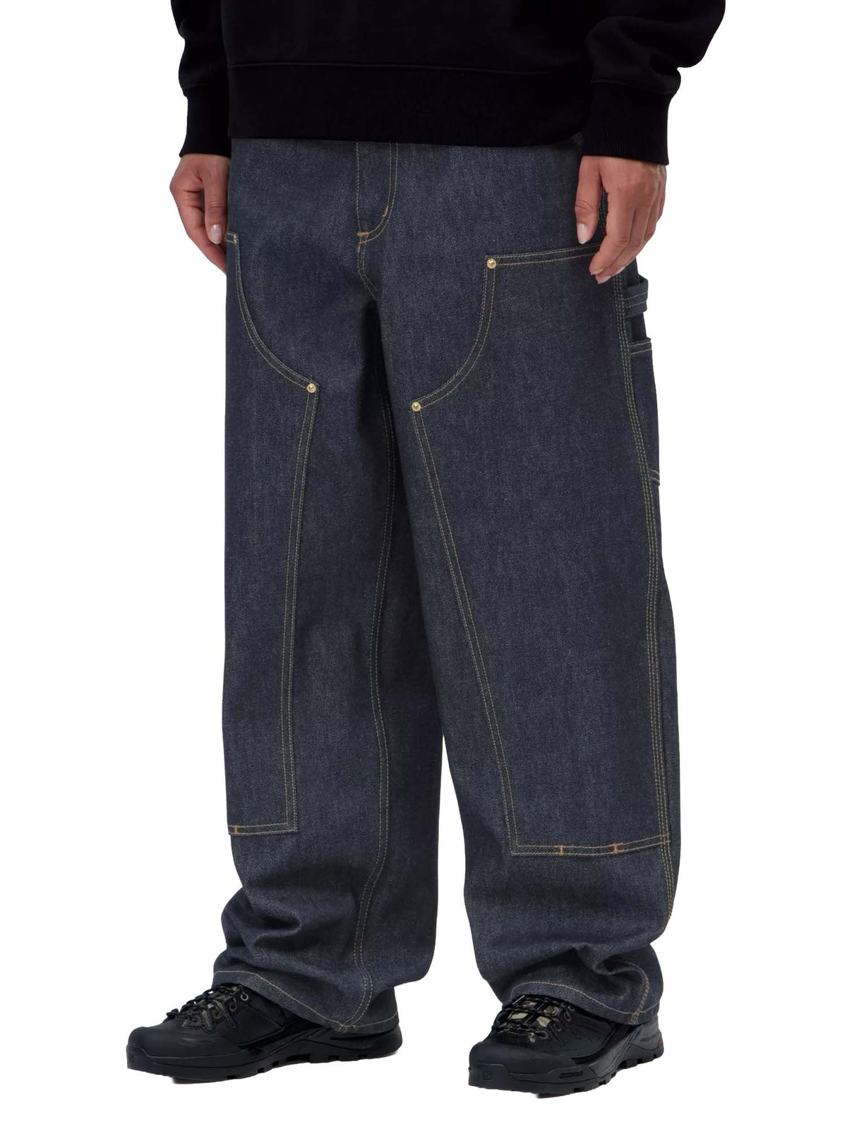 Carhartt Wip Women's Brandon Double Knee Pant Blu