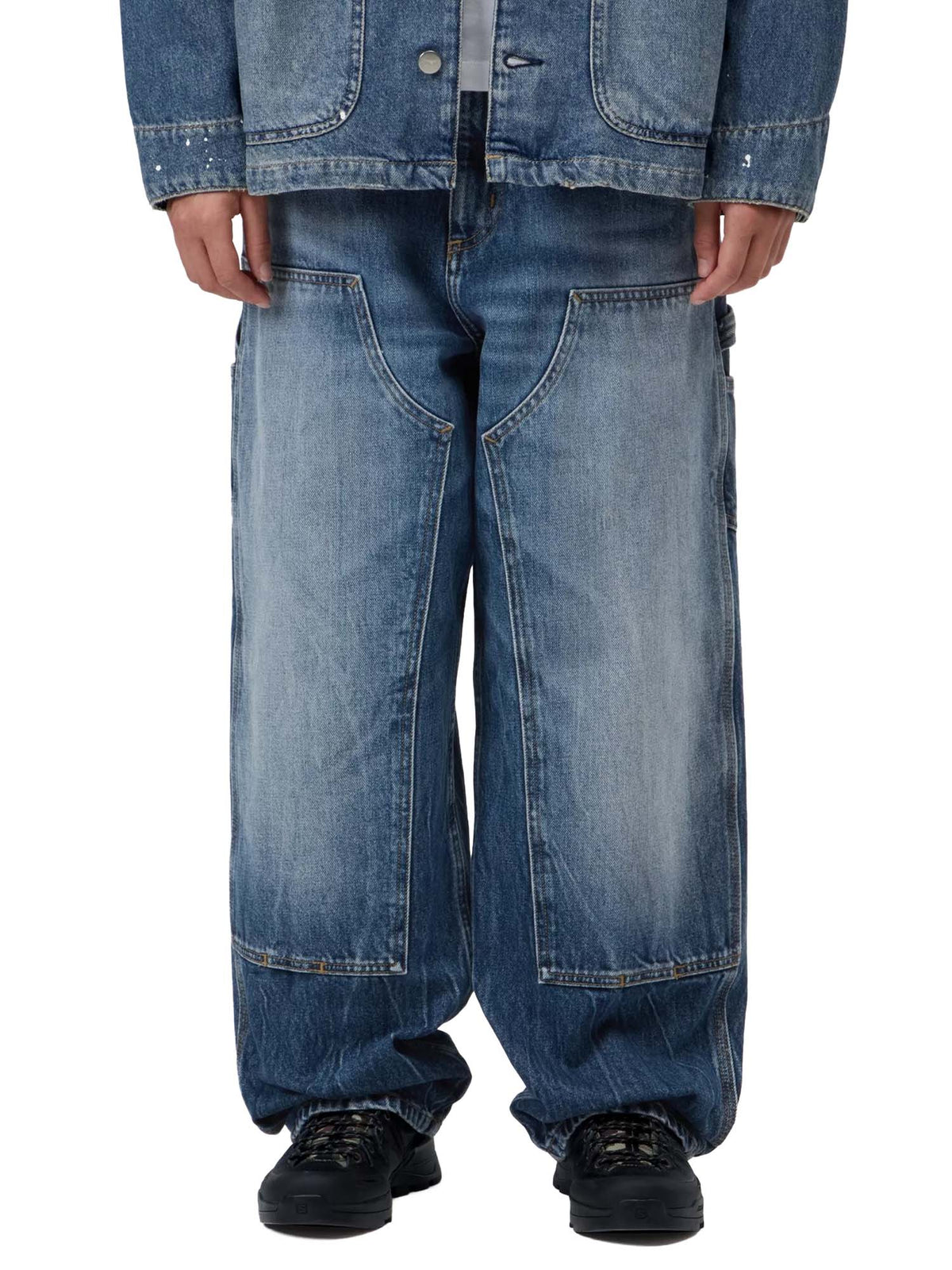 Carhartt Wip Women's Brandon Double Knee Pant Blu