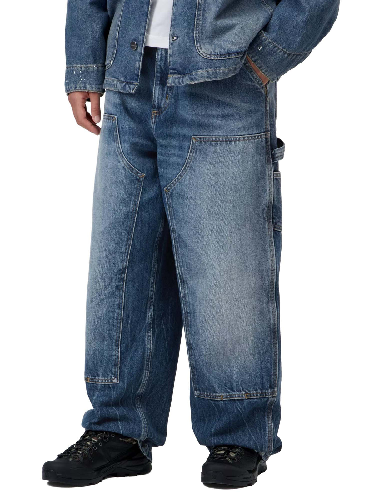 Carhartt Wip Women's Brandon Double Knee Pant Blu