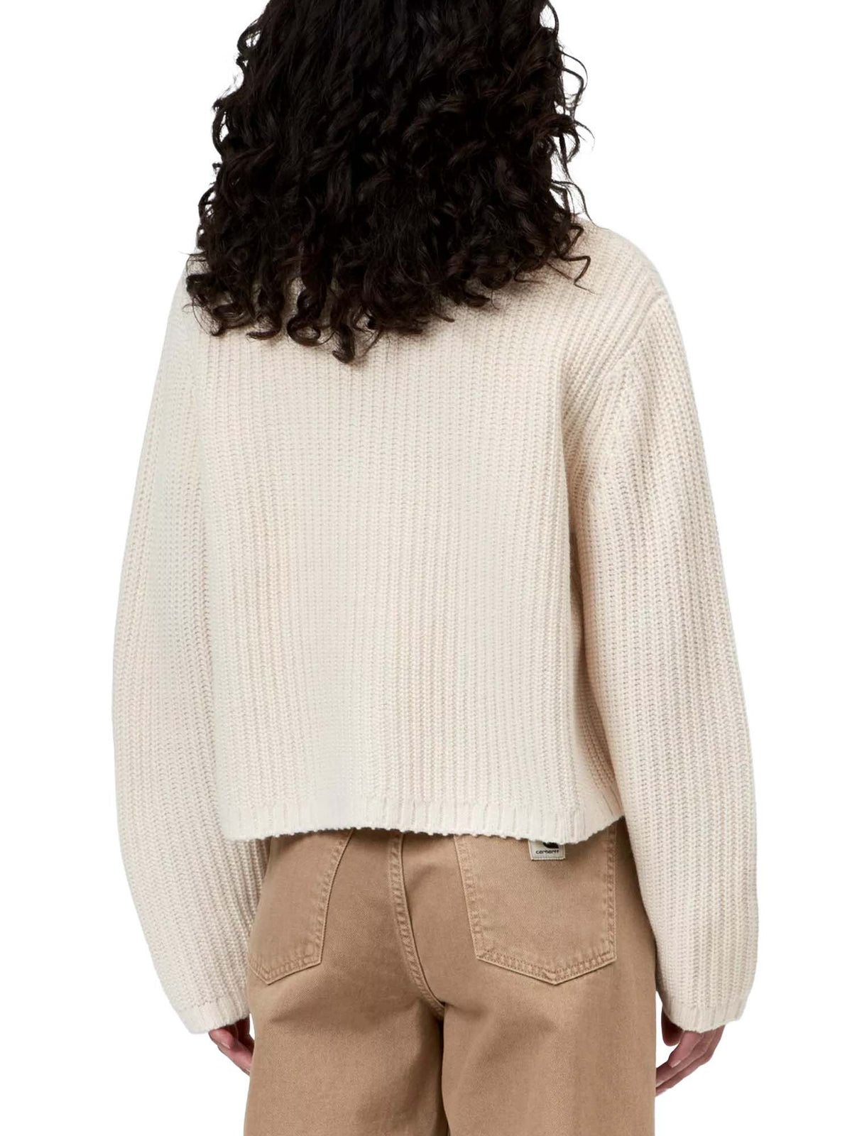 Carhartt Wip Women's Detroit Half Zip Sweater Giallo