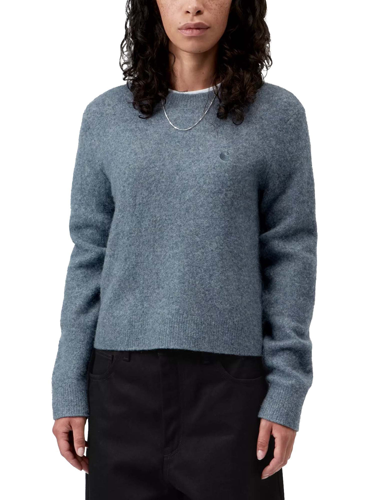 Carhartt Wip Women's Curtis Sweater Blu