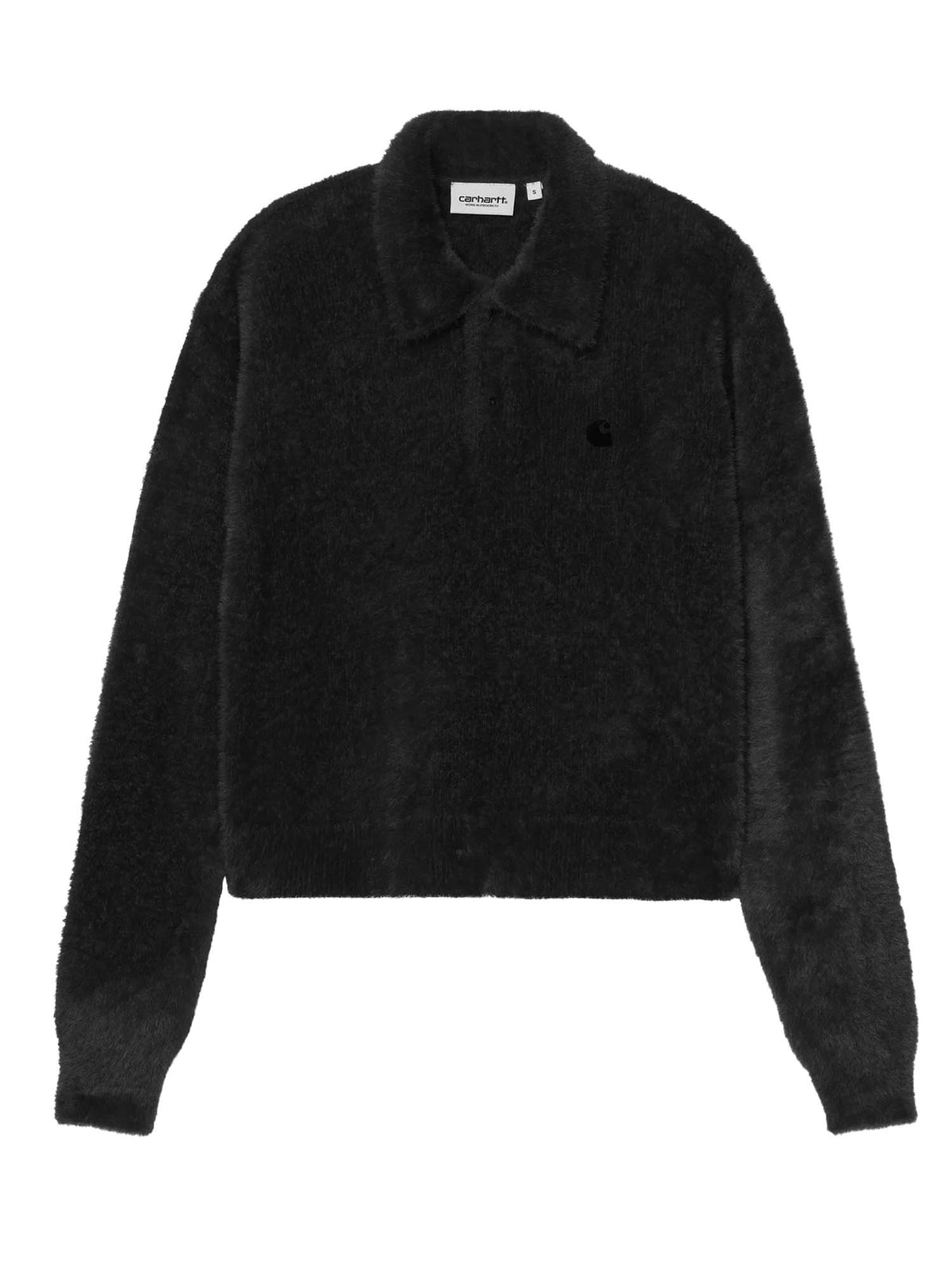 Carhartt Wip Women's L/S Maine Polo Sweater Nero