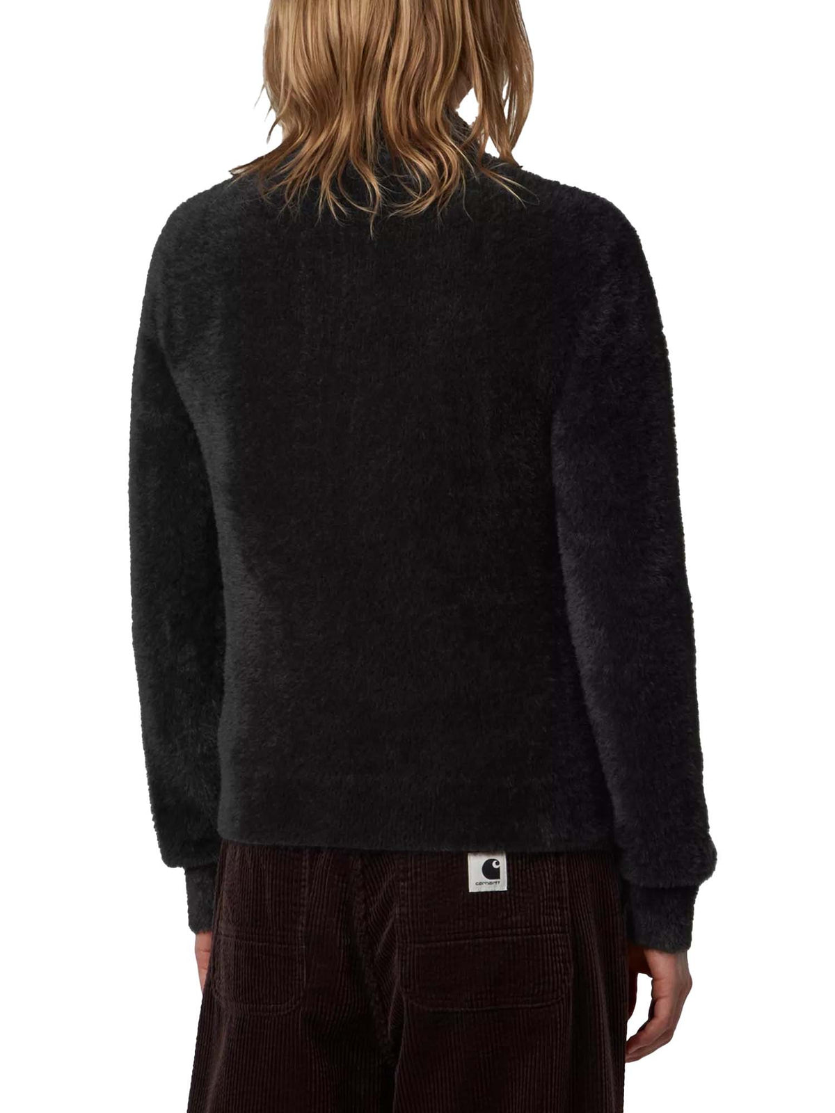 Carhartt Wip Women's L/S Maine Polo Sweater Nero