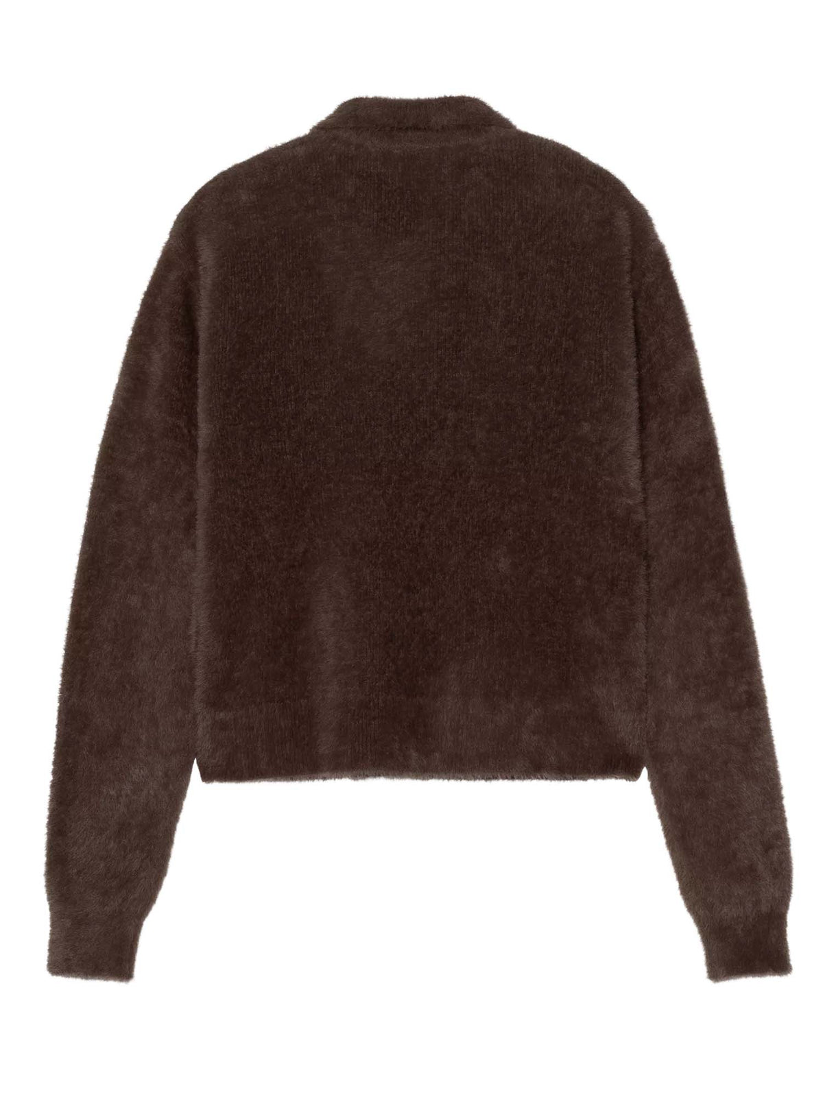 Carhartt Wip Women's L/S Maine Polo Sweater Bordeaux