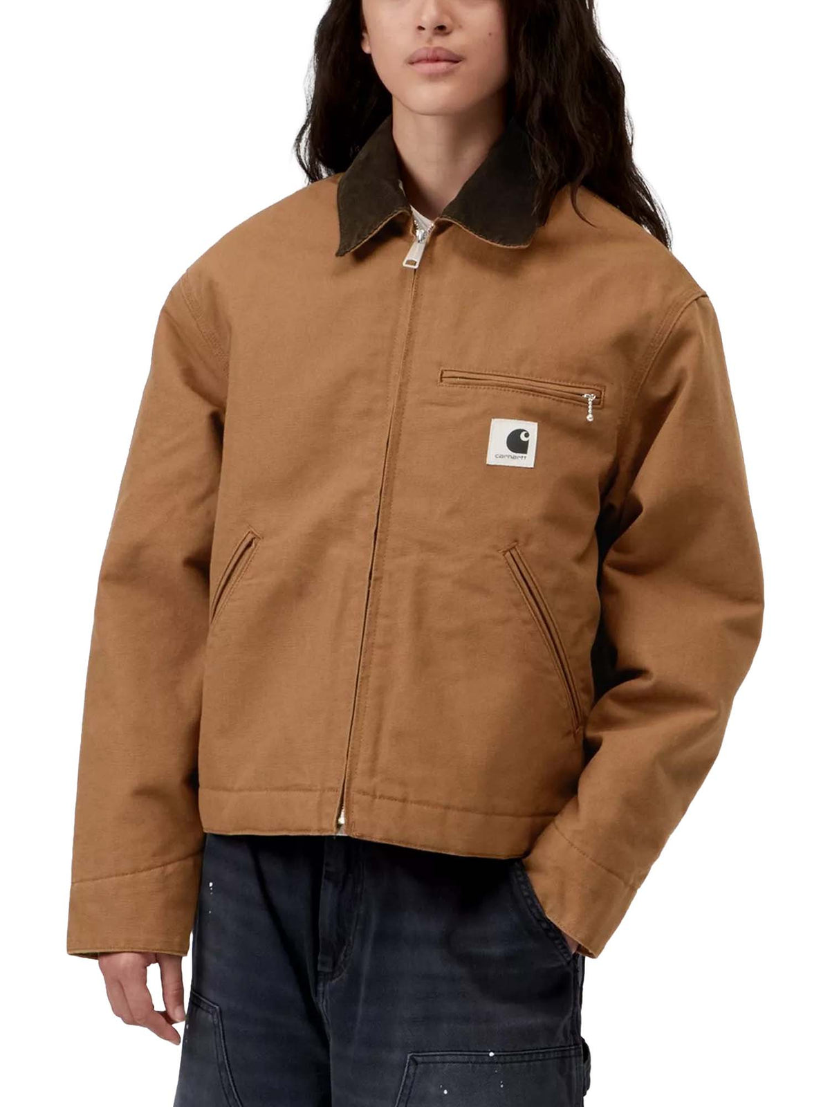 Carhartt Wip Women's OG Detroit Jacket (Winter) Marrone