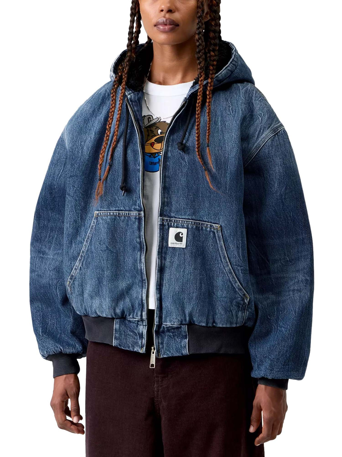 Carhartt Wip Women's OG Active Jacket (Winter) Blu