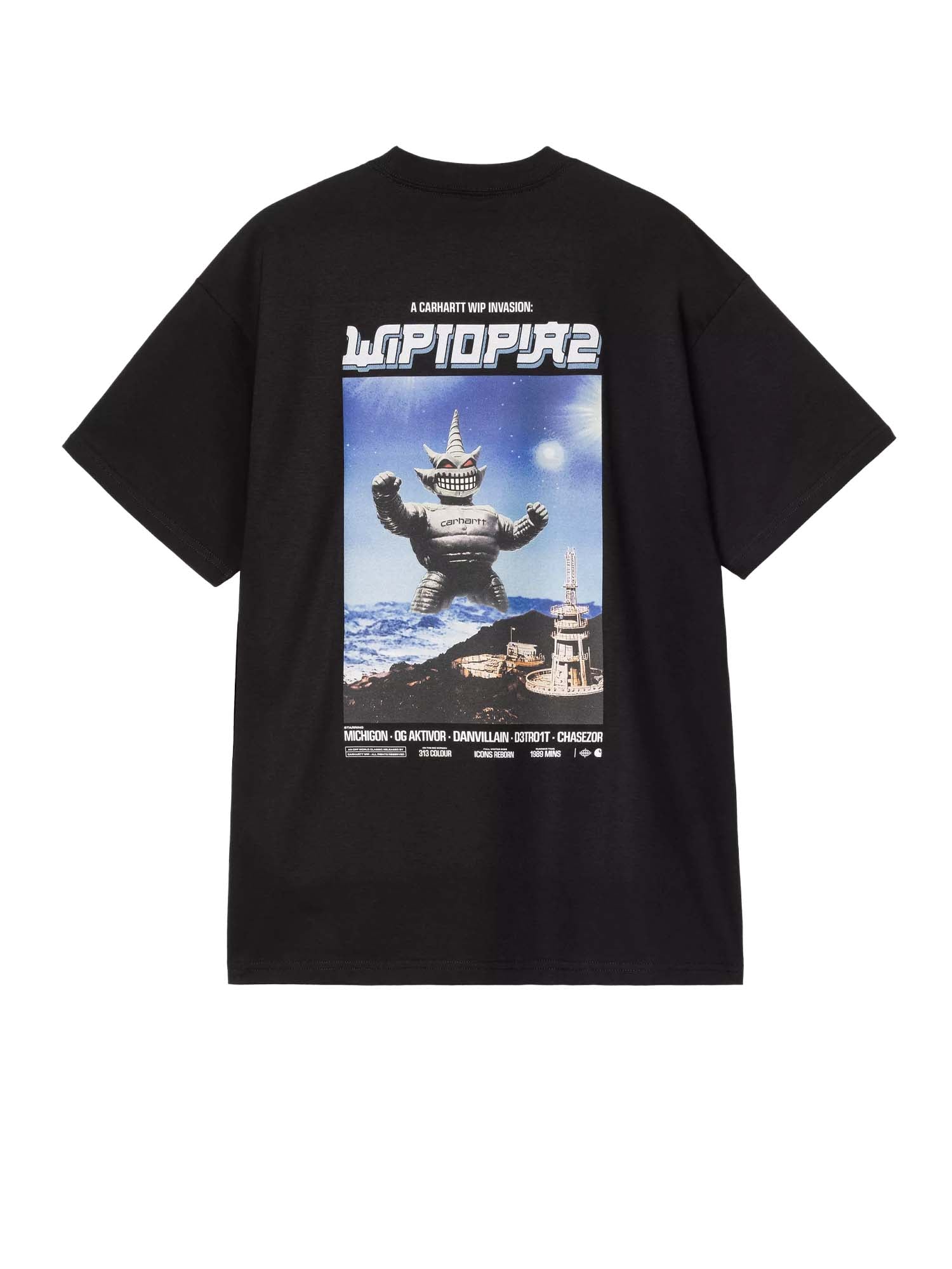 Carhartt Wip S/S Wiptopia II T-Shirt Nero