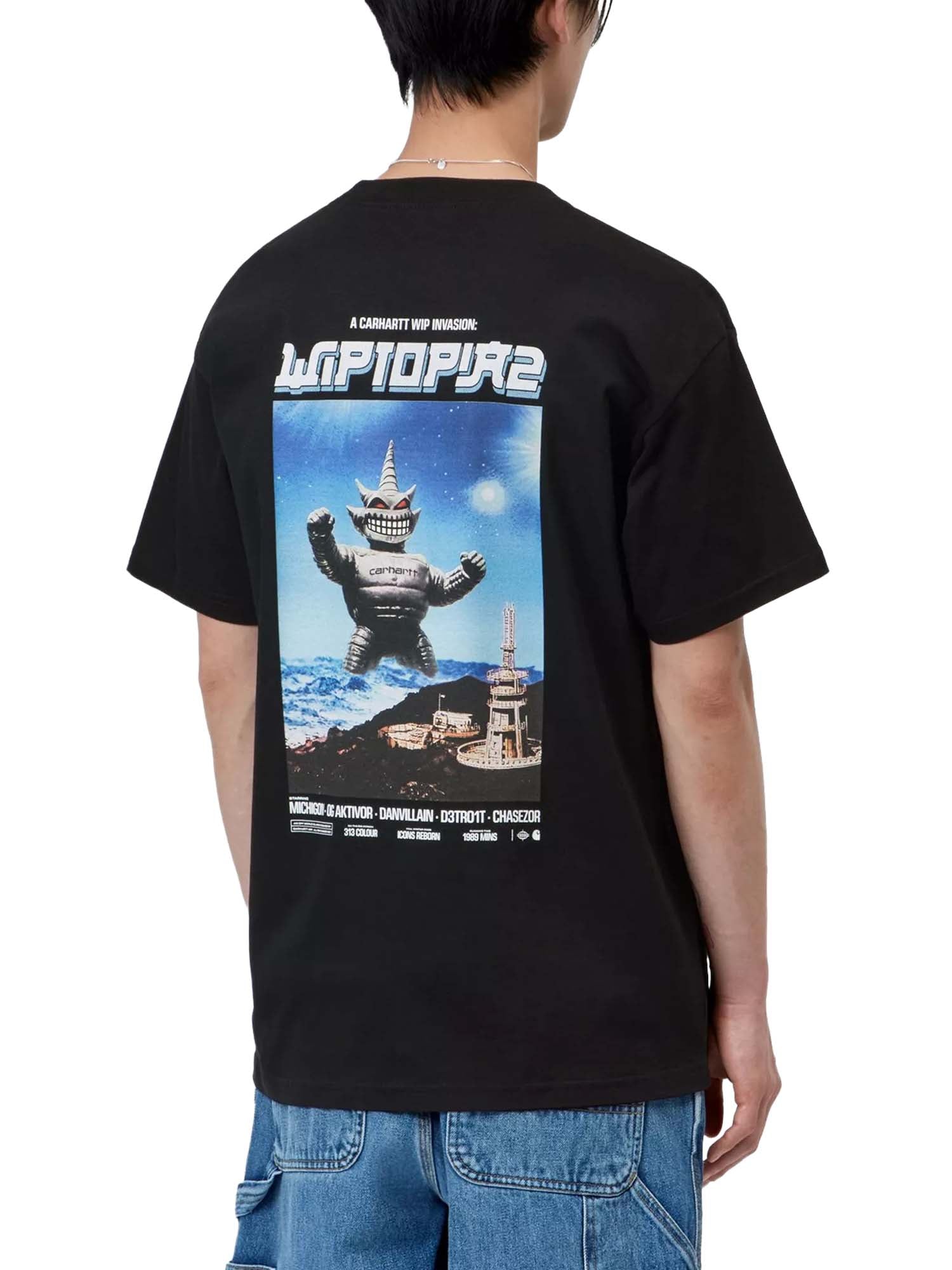 Carhartt Wip S/S Wiptopia II T-Shirt Nero