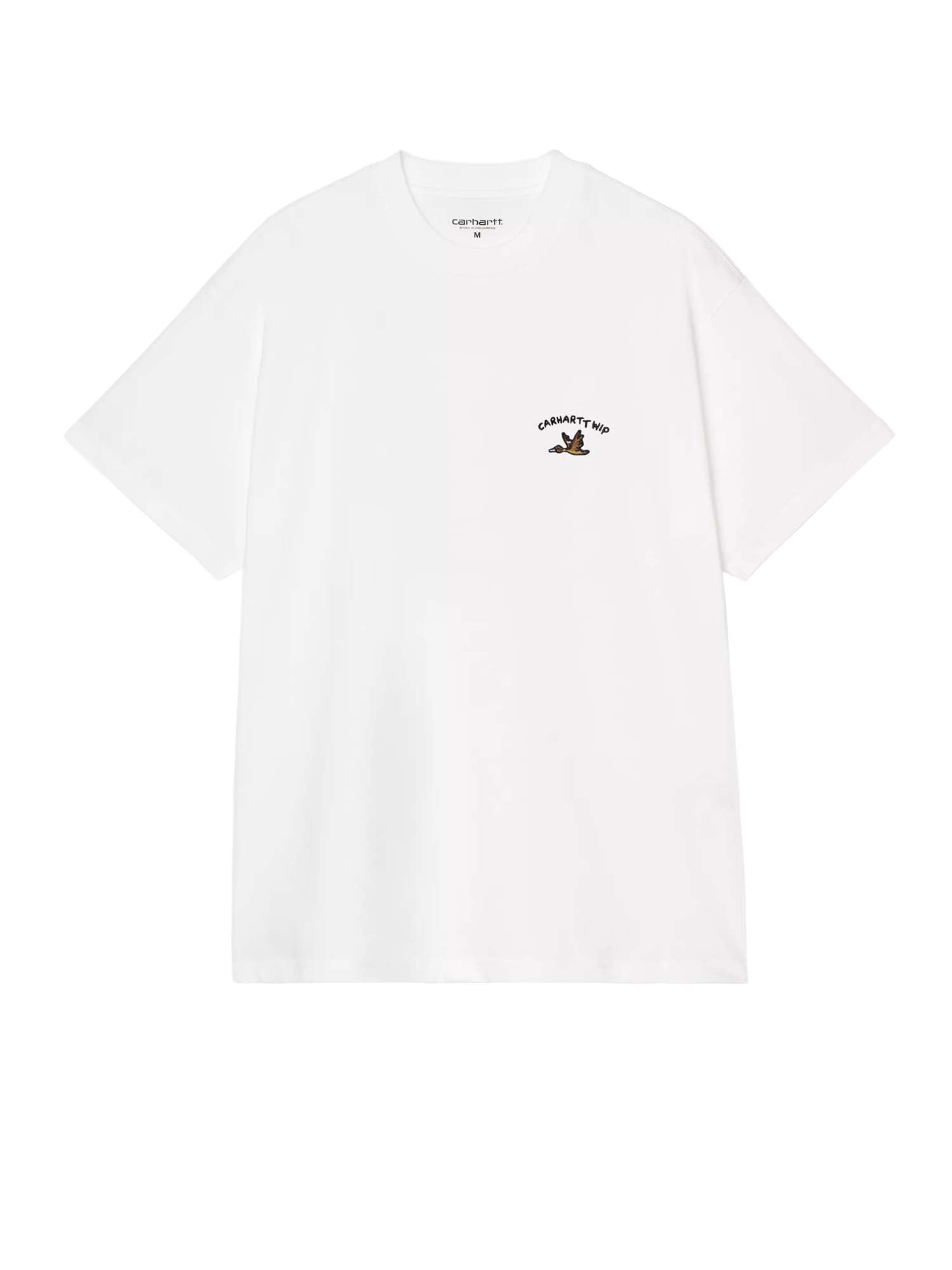 Carhartt Wip S/S Animated Ducks T-Shirt Bianco