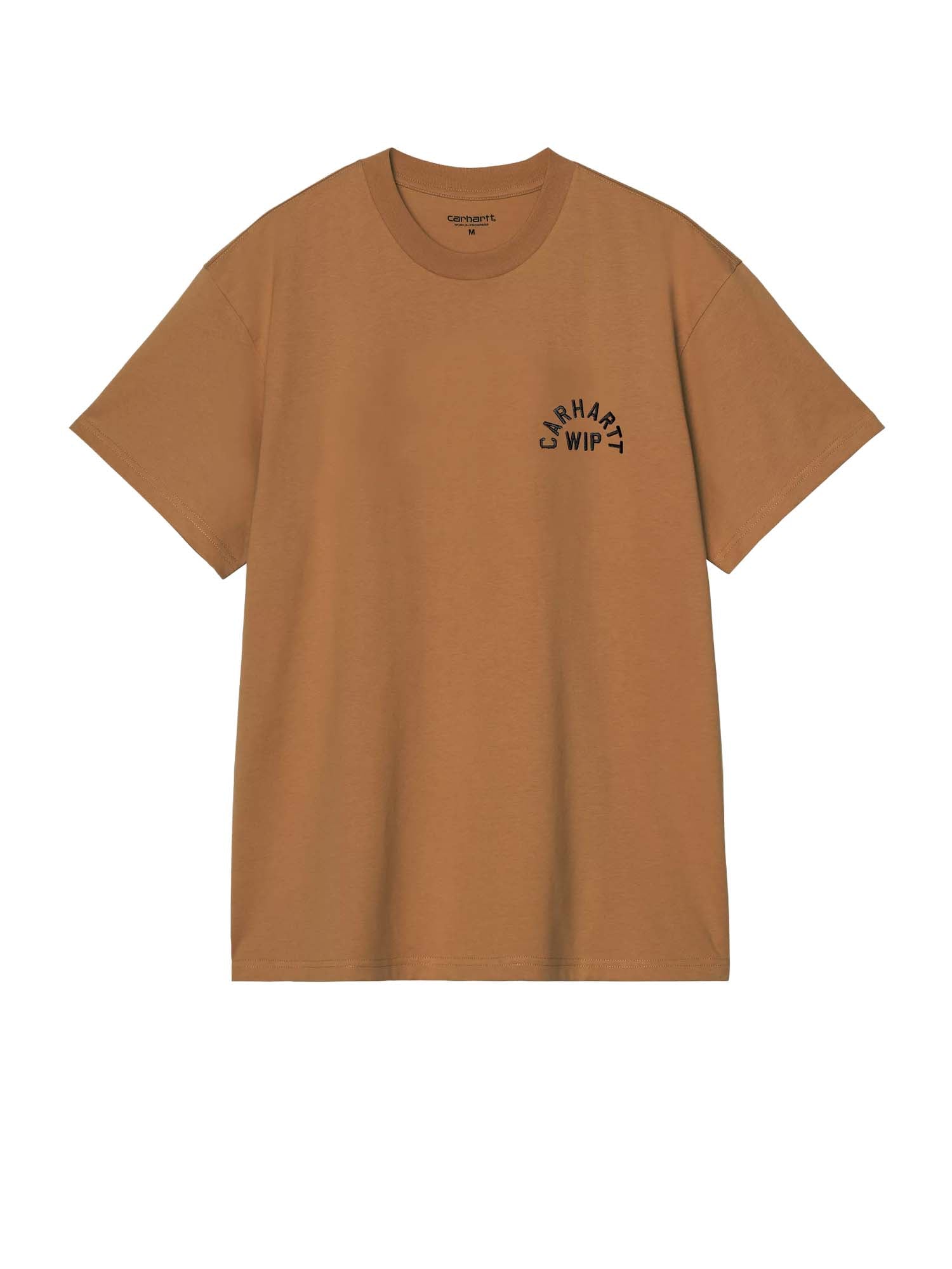 Carhartt Wip S/S Arch Script T-Shirt Marrone