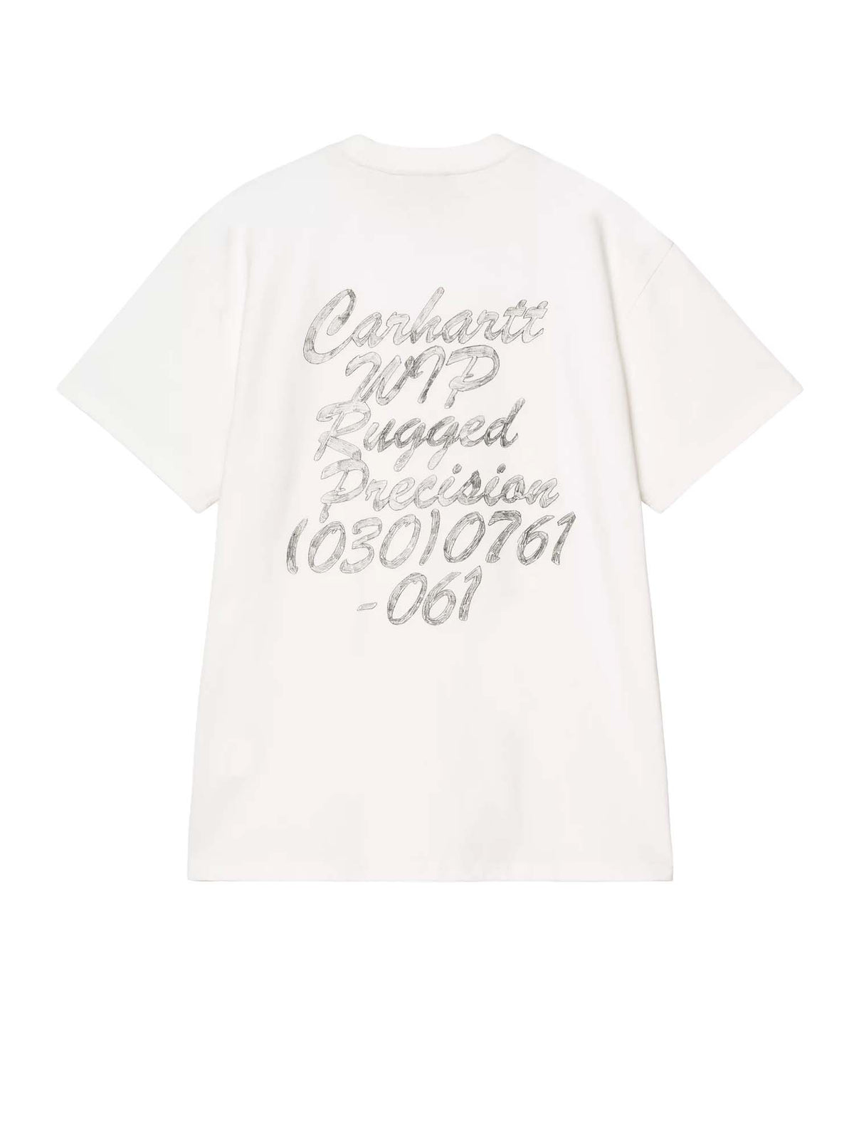 Carhartt Wip S/S Hatching Script T-Shirt Bianco