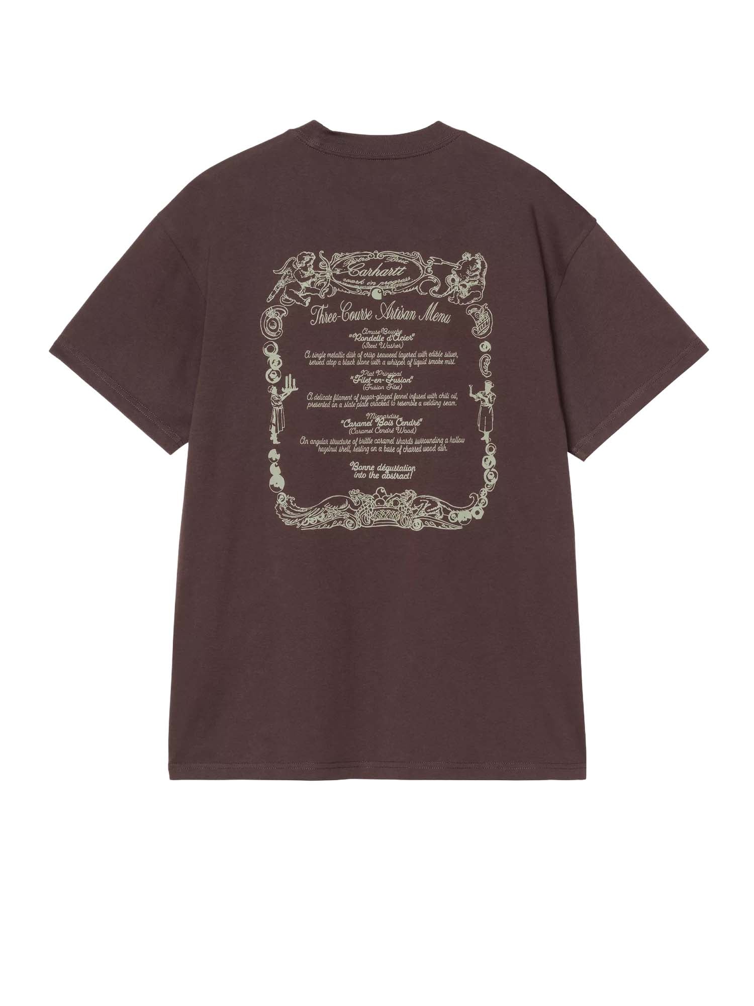 Carhartt Wip S/S Chez WIP T-Shirt Marrone