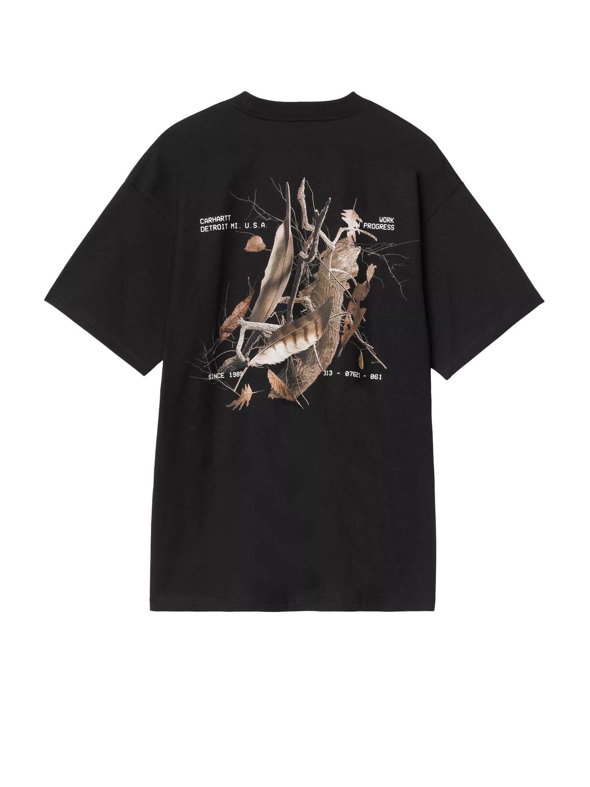 Carhartt Wip S/S Feather Progress T-Shirt Nero