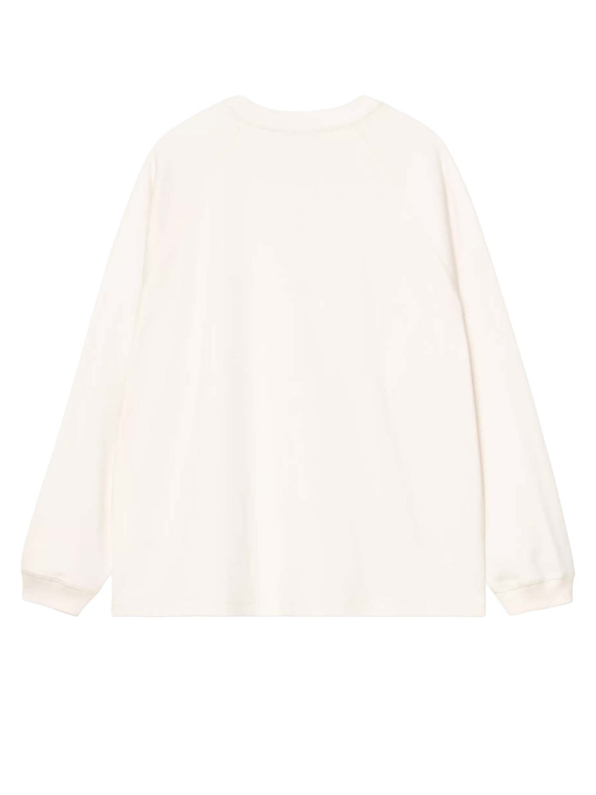 Carhartt Wip L/S Signature Rib T-Shirt Bianco