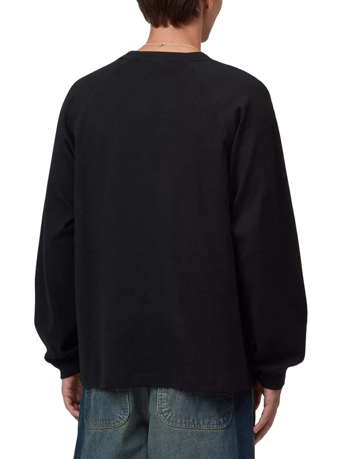 Carhartt Wip L/S Signature Rib T-Shirt Nero
