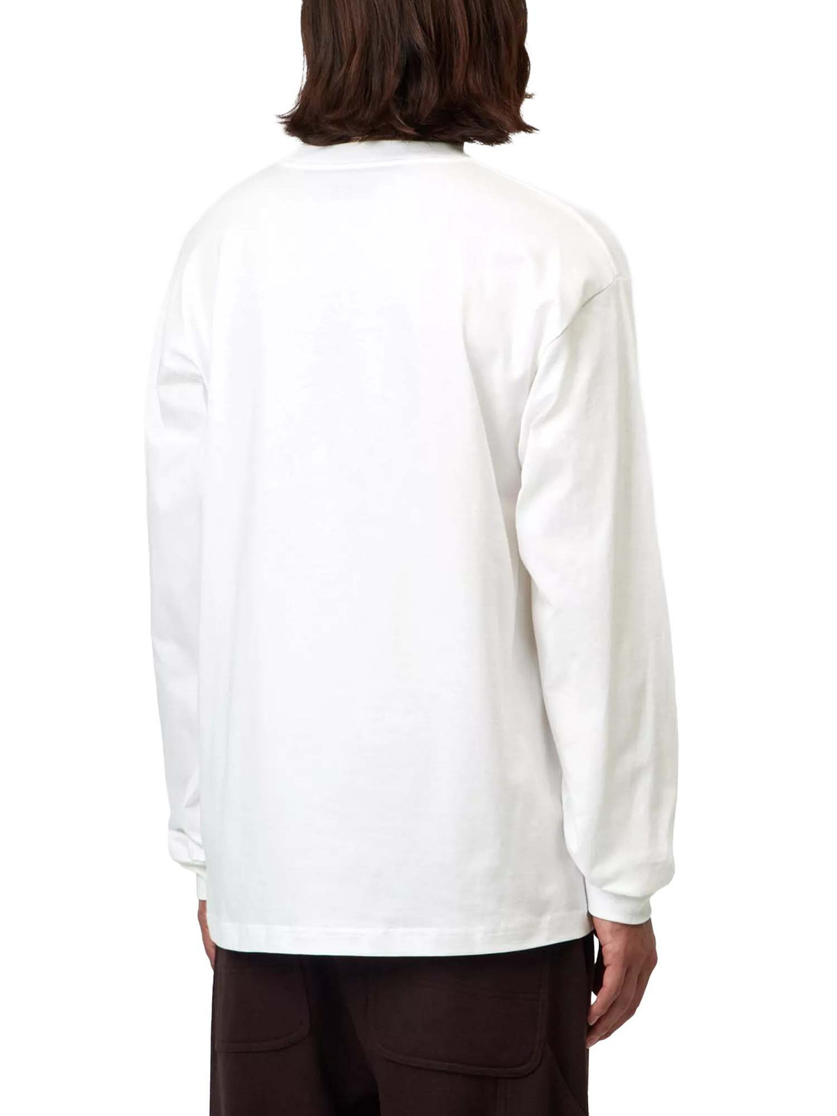 Carhartt Wip L/S Blinkerfluid T-Shirt Bianco
