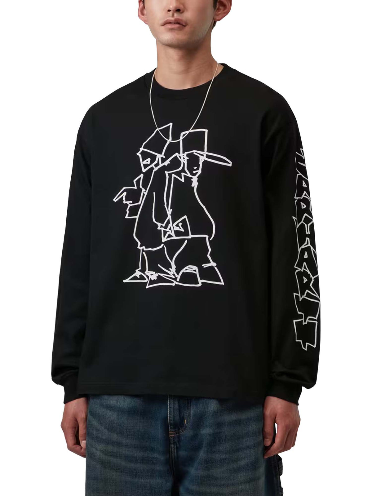 Carhartt Wip L/S Blinkerfluid T-Shirt Nero