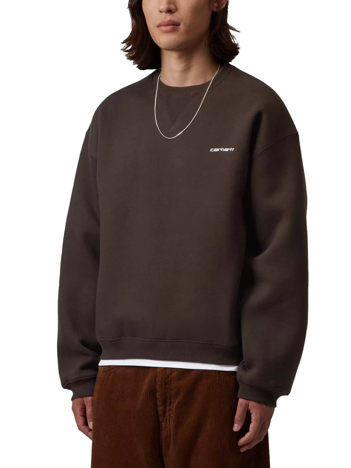 Carhartt Wip Ebbert Sweatshirt Marrone
