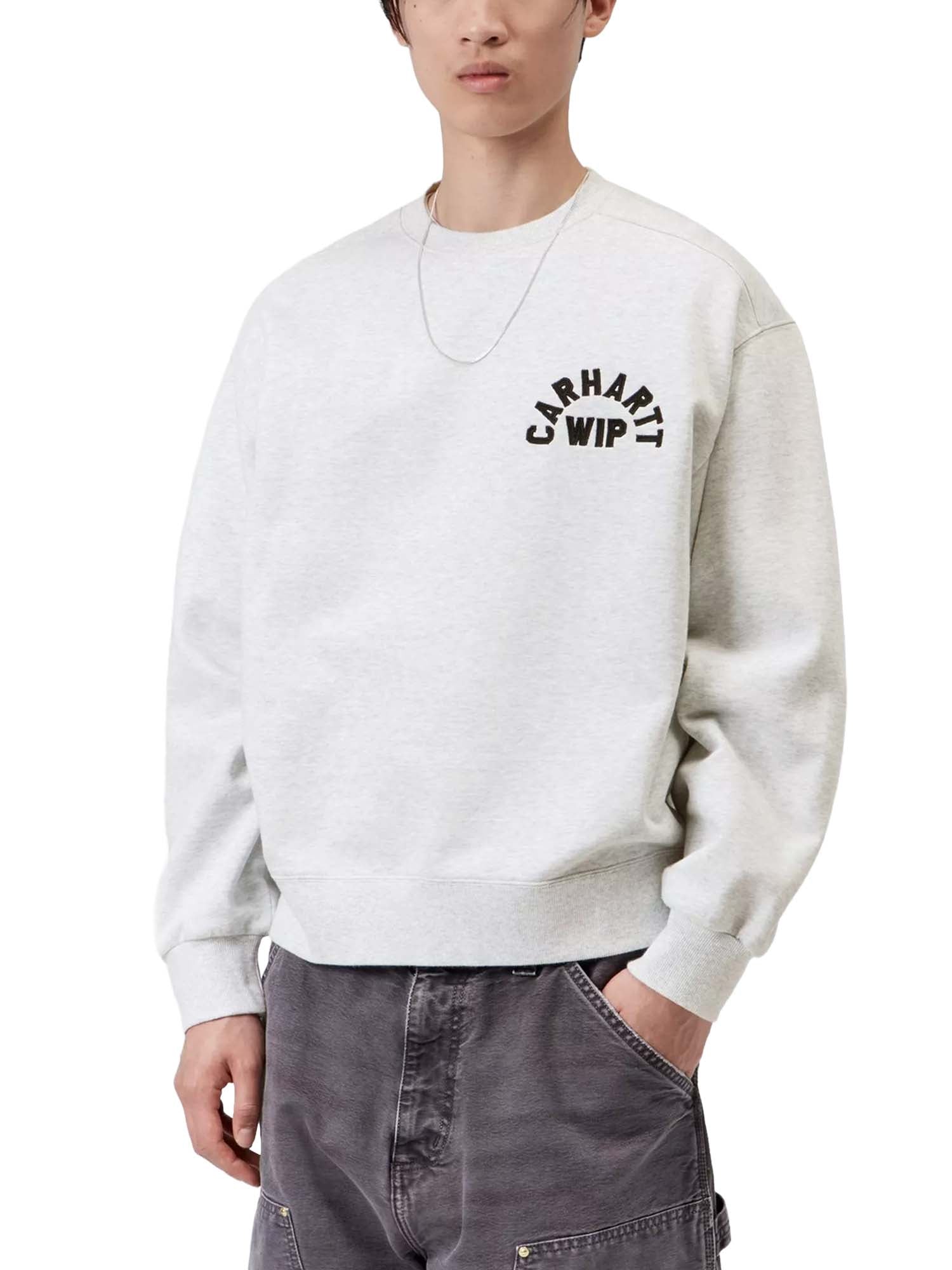 Carhartt Wip Arch Script Sweat Grigio