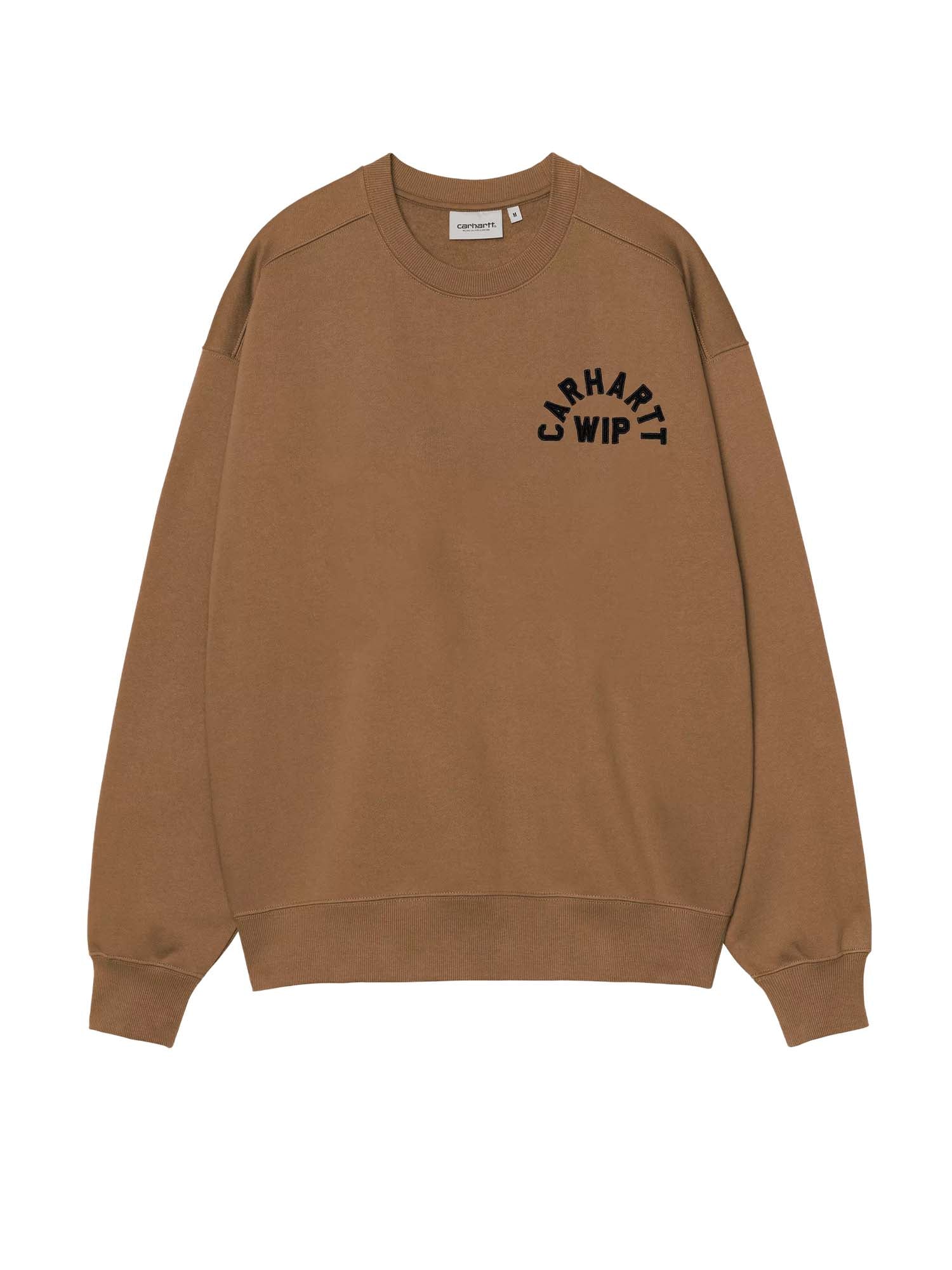 Carhartt Wip Arch Script Sweat Marrone