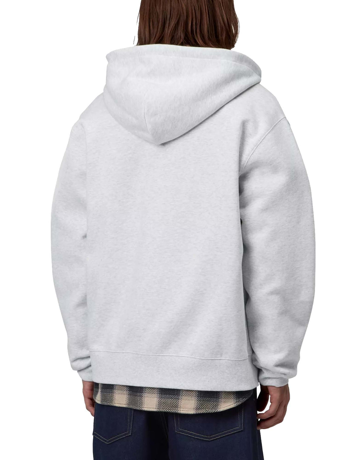 Carhartt Wip Hooded Mack Sweat Jacket Grigio