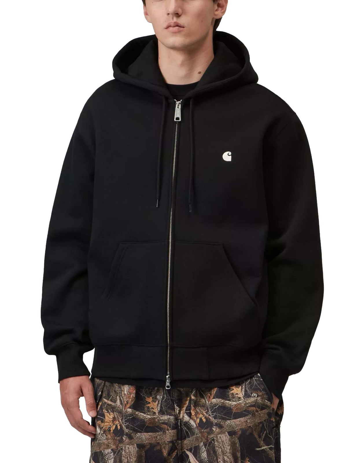 Carhartt Wip Hooded Mack Sweat Jacket Nero