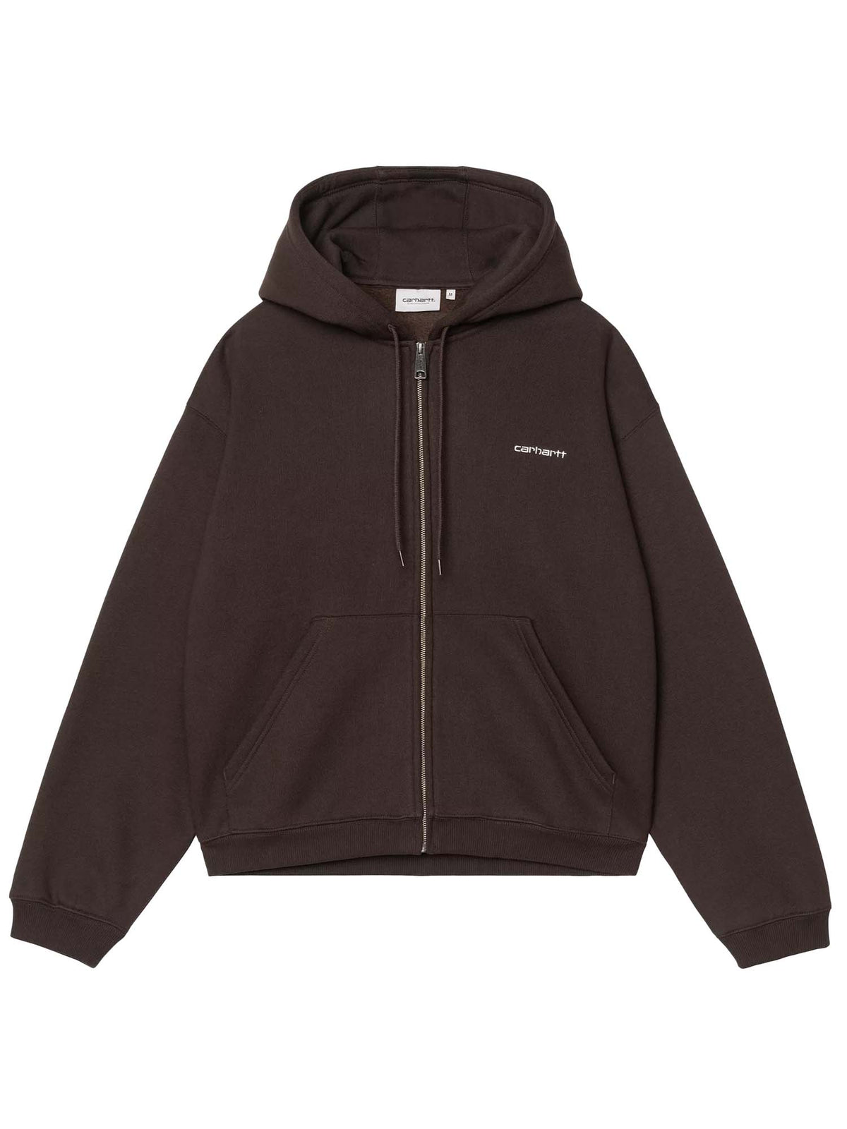 Carhartt Wip Hooded Ebbert Jacket Marrone