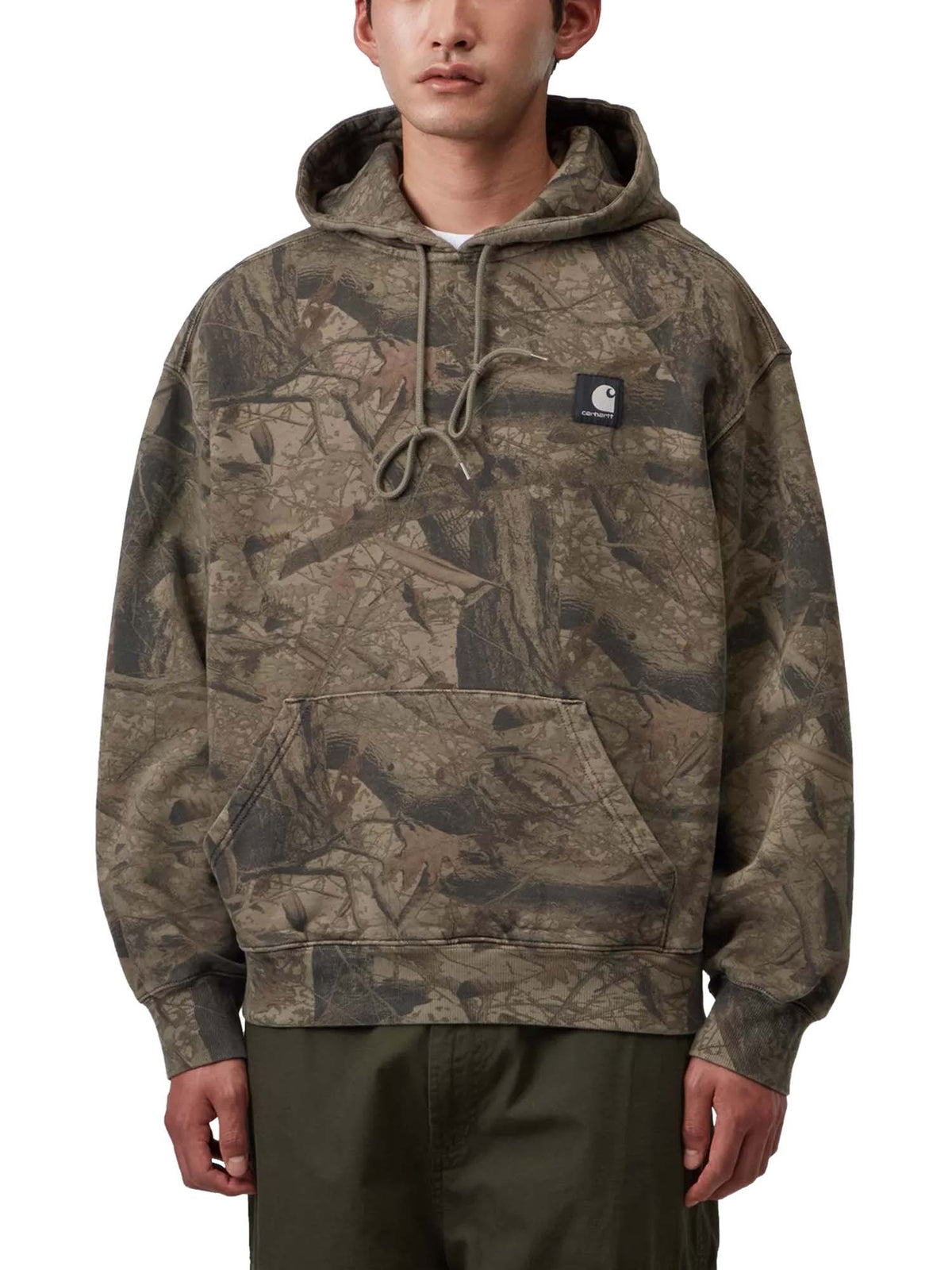Carhartt Wip Hooded Feather Tree Sweat Camouflage