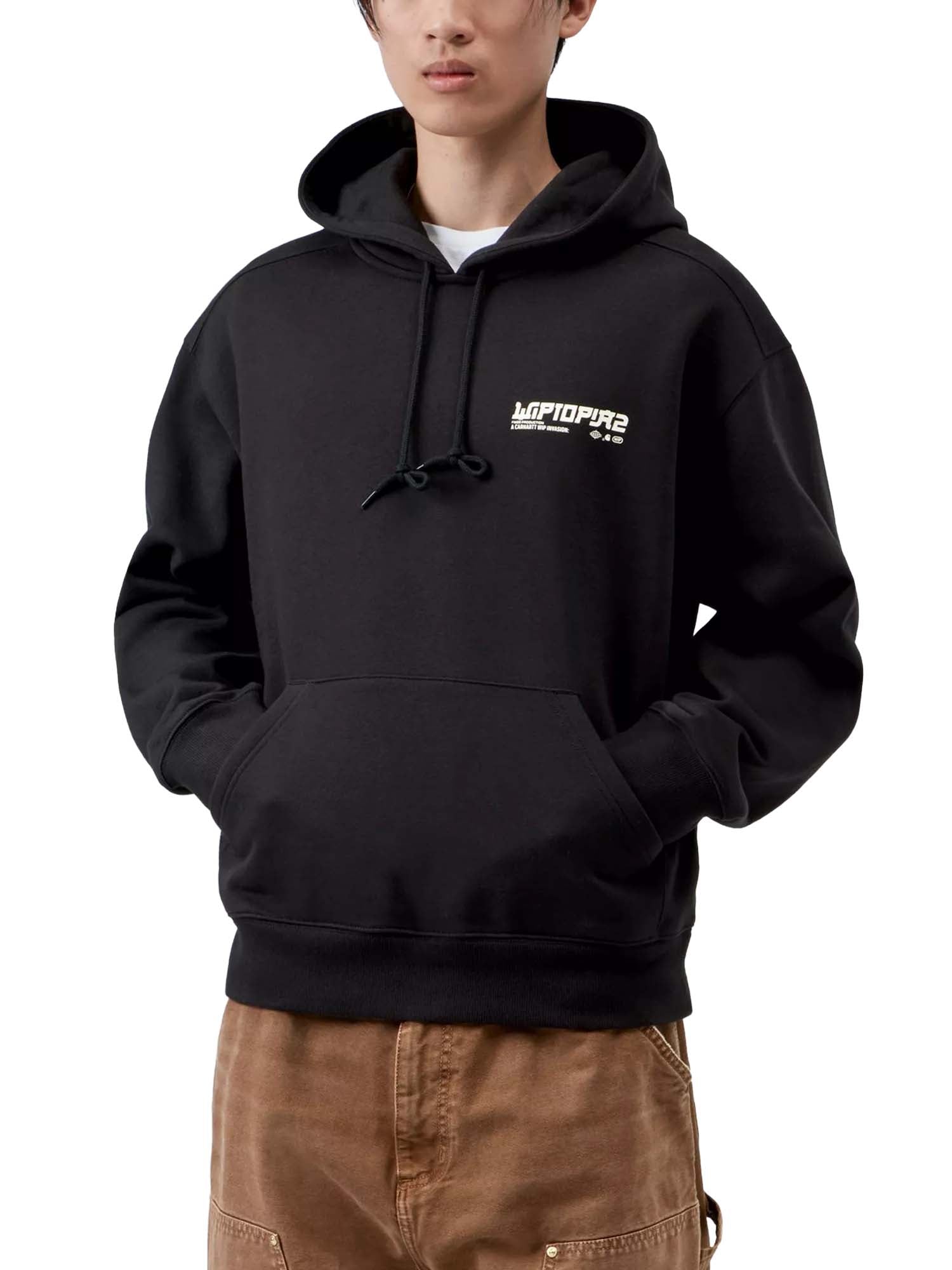 Carhartt Wip Hooded Wiptopia 2 Sweat Nero