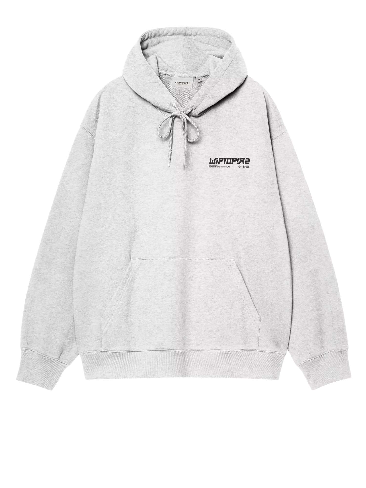 Carhartt Wip Hooded Wiptopia 2 Sweat Grigio