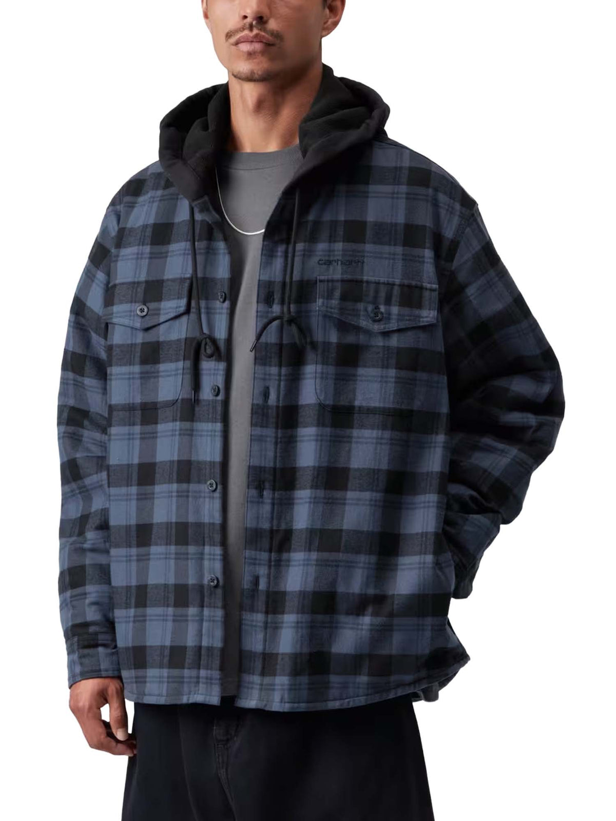 Carhartt Wip Cobrin Shirt Jac Blu