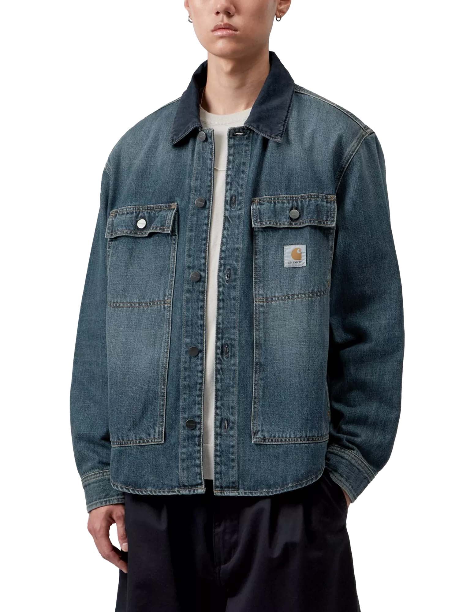 Carhartt Wip Oakland Shirt Jac Blu