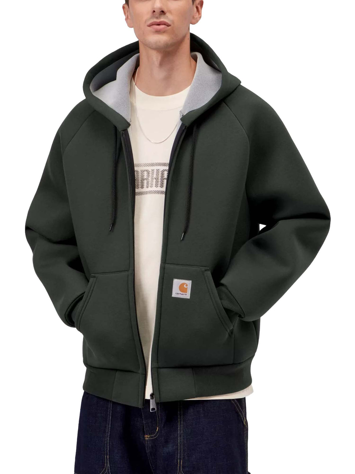 Carhartt Wip Car-Lux Hooded Jacket Grigio