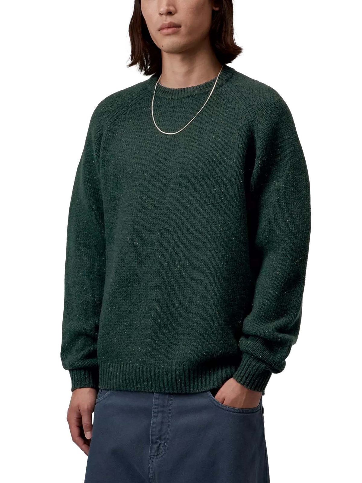 Carhartt Wip Anglistic Sweater Verde