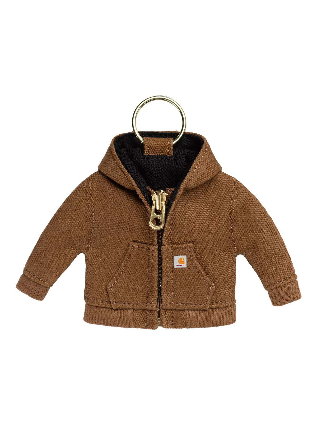 Carhartt Wip Mini Active Jacket Keychain Marrone