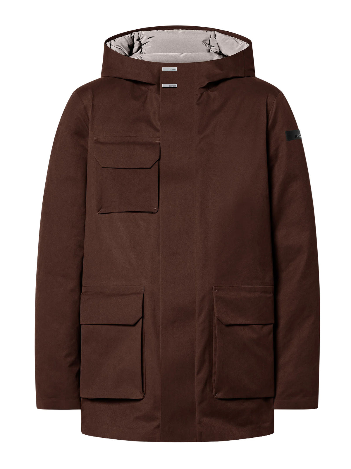 Rrd Hut Floating Field Hood Jkt Marrone