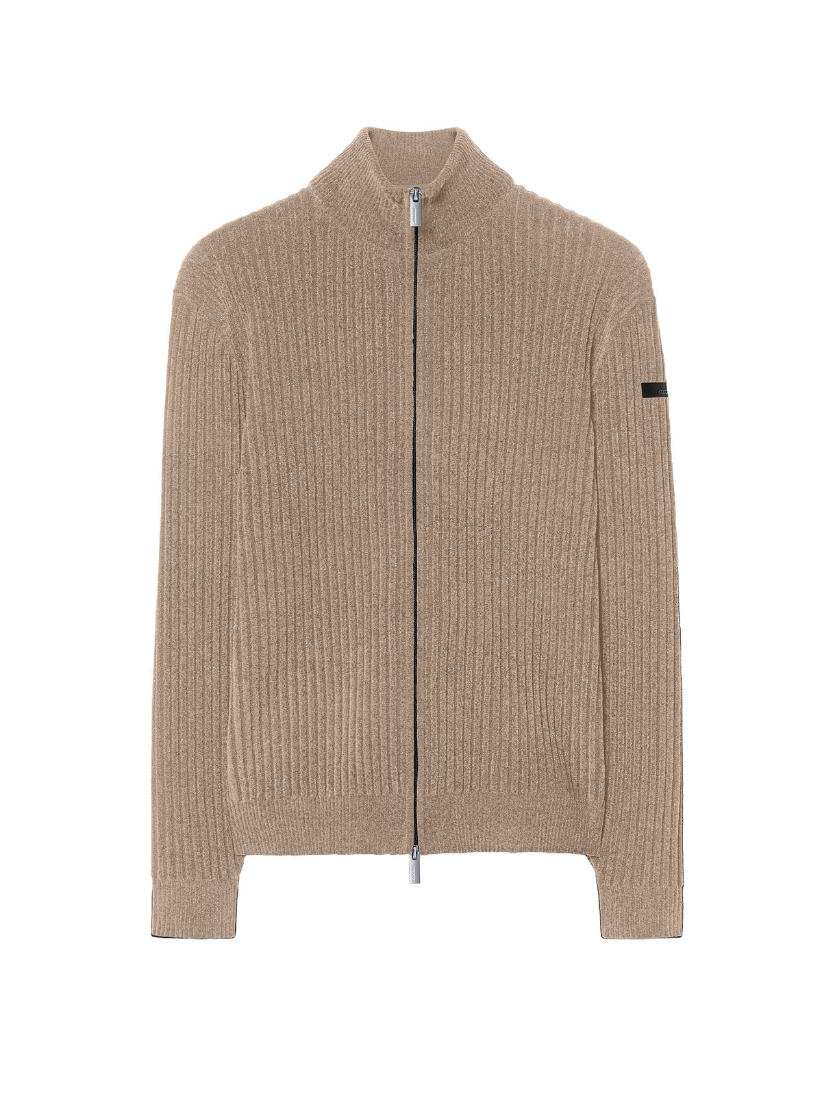 Rrd Velvet Rave Full Zip Knit Beige
