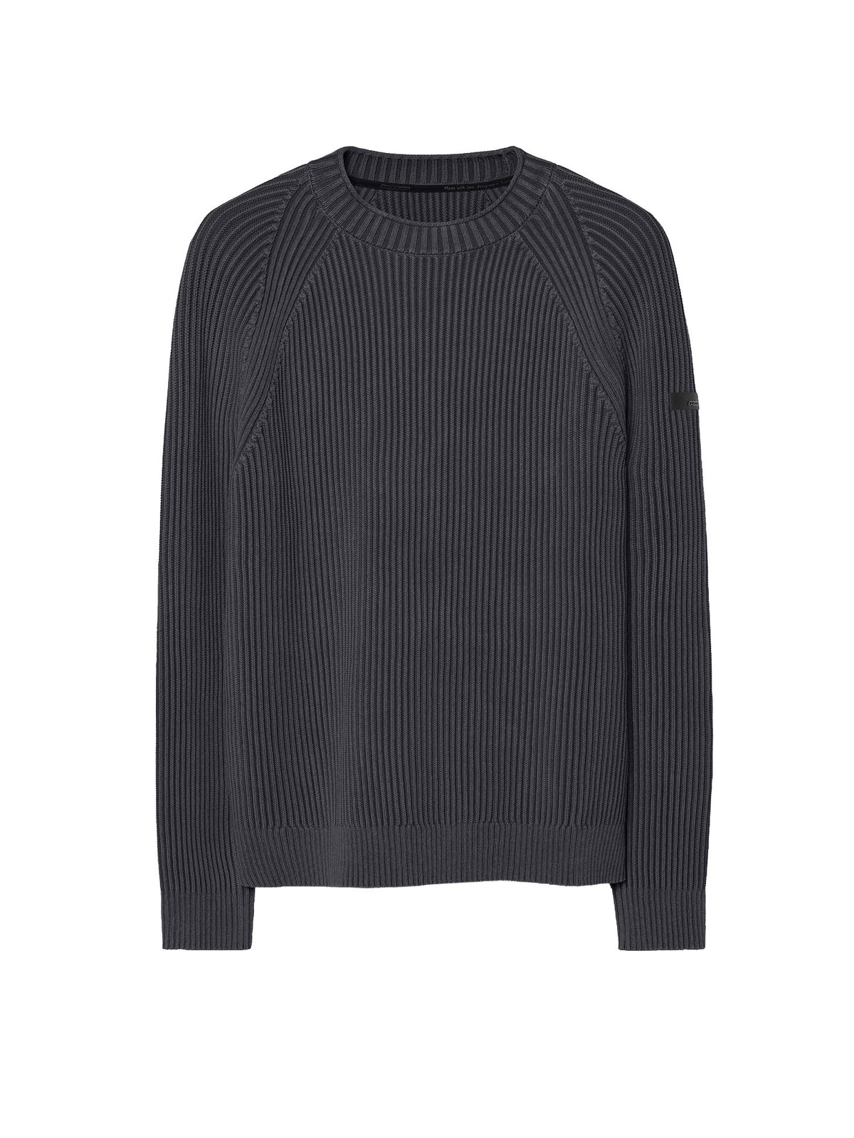 Rrd Cotton 7 Techno Wash Round Knit Nero