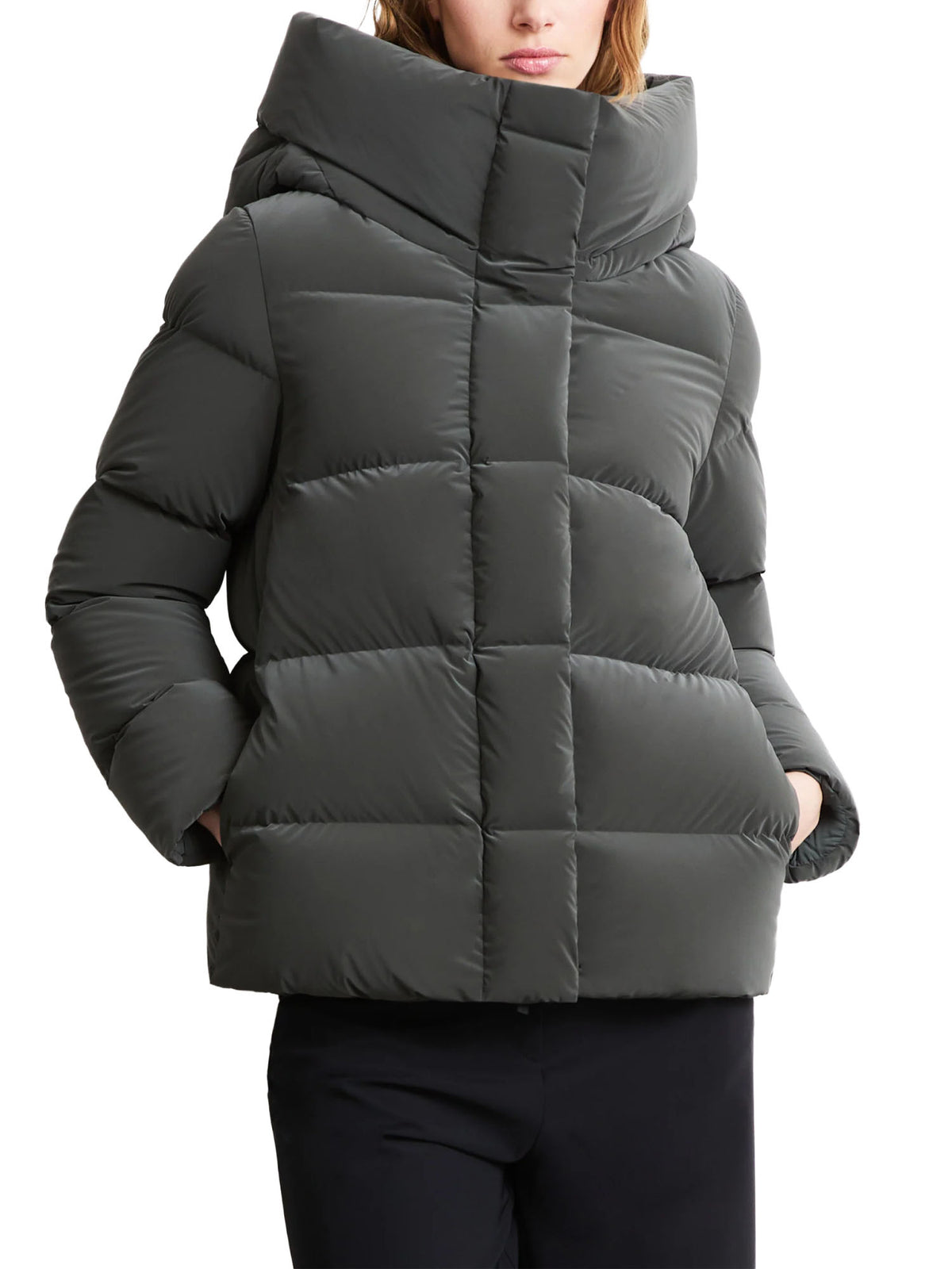 Rrd Superrduck! Tubic 14 Hood Wom Jkt Verde
