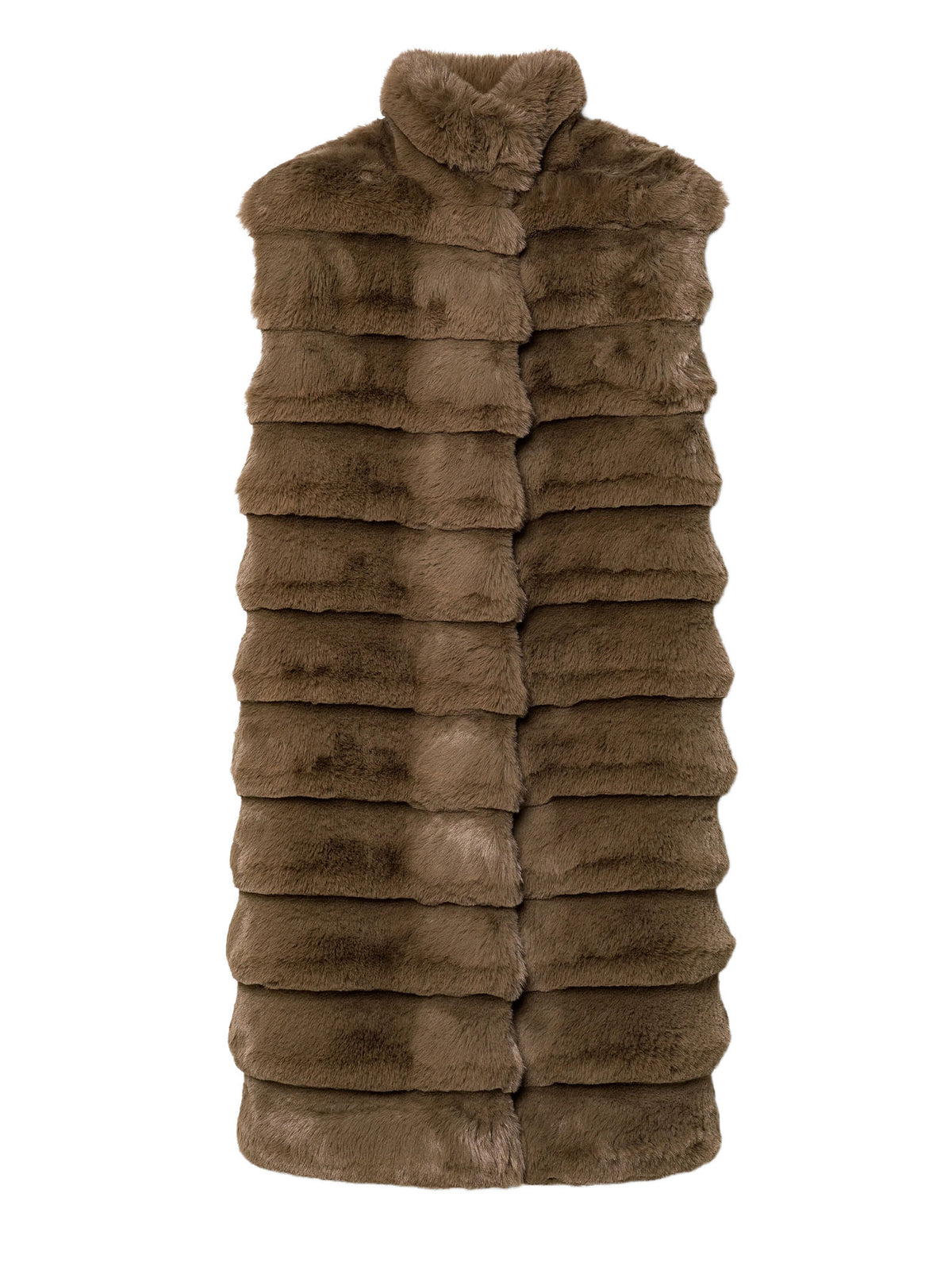 Rrd Court Long Gilet Wom Jkt Marrone