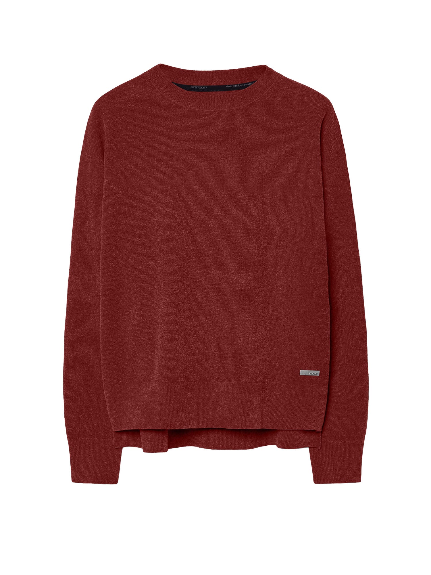 Velvet Vent Round Wom Knit