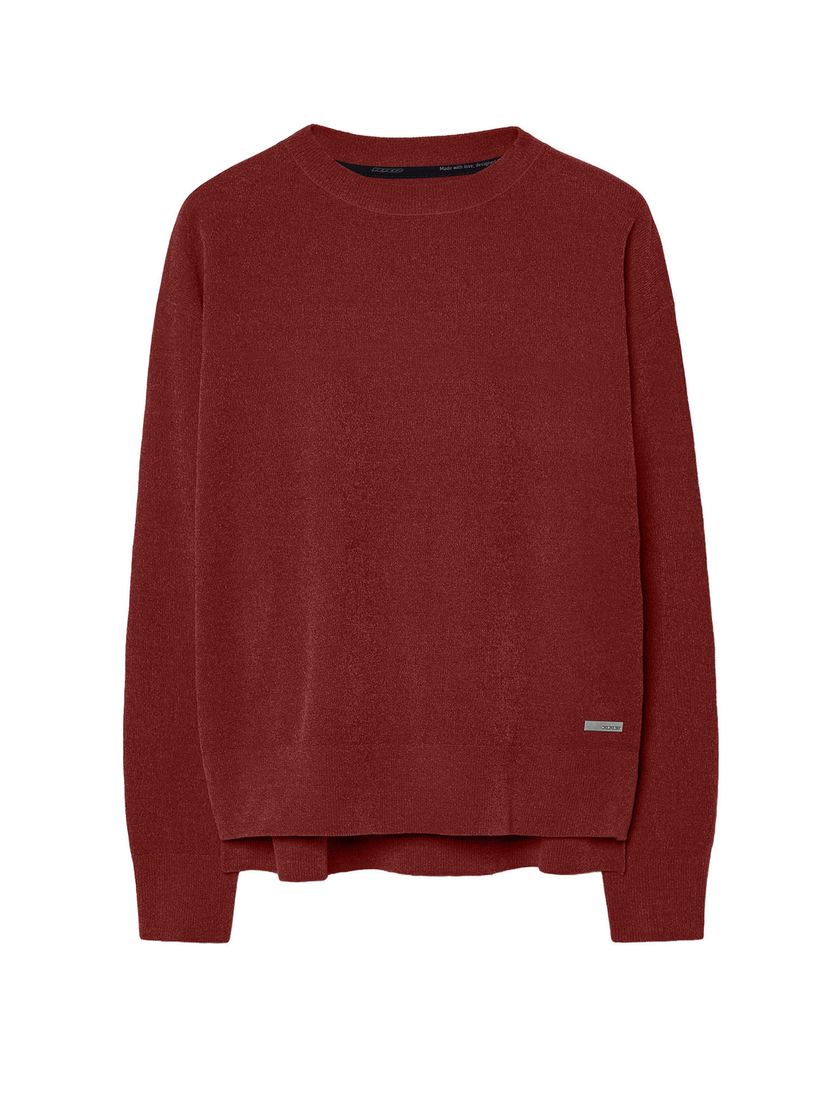 Rrd Velvet Vent Round Wom Knit Beige