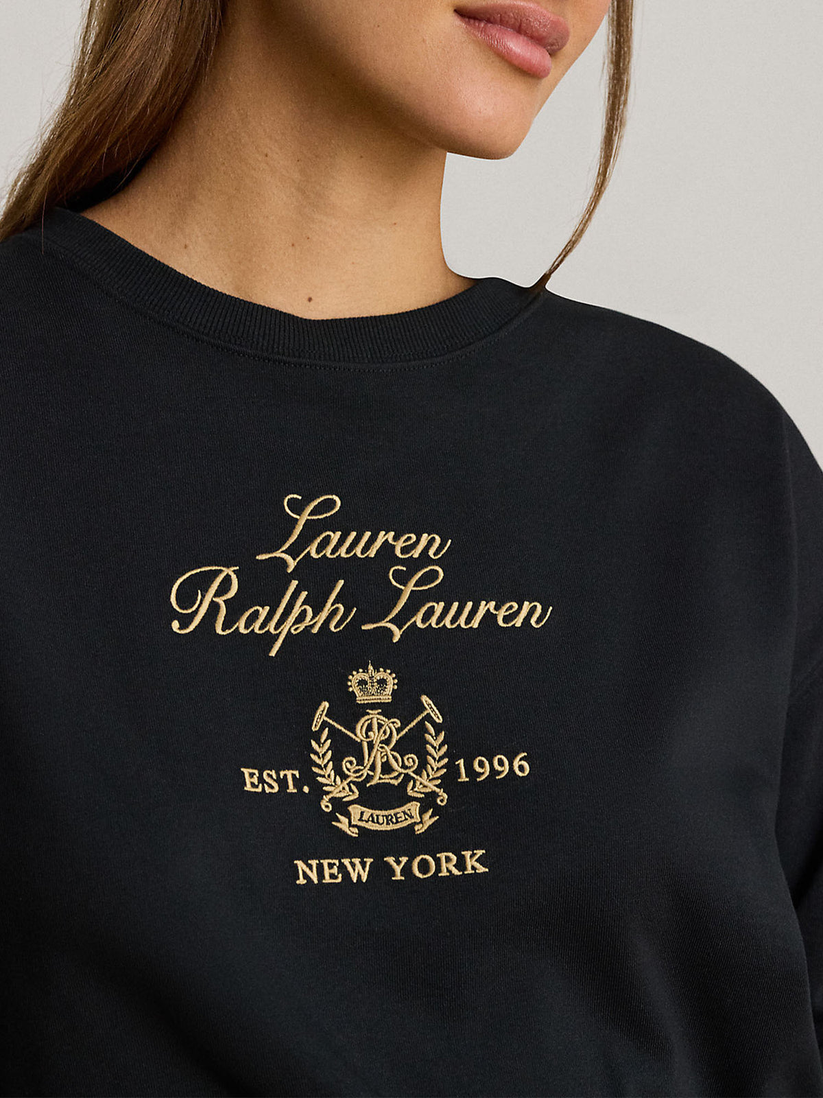 Lauren Ralph Lauren Felpa French Terry Nero
