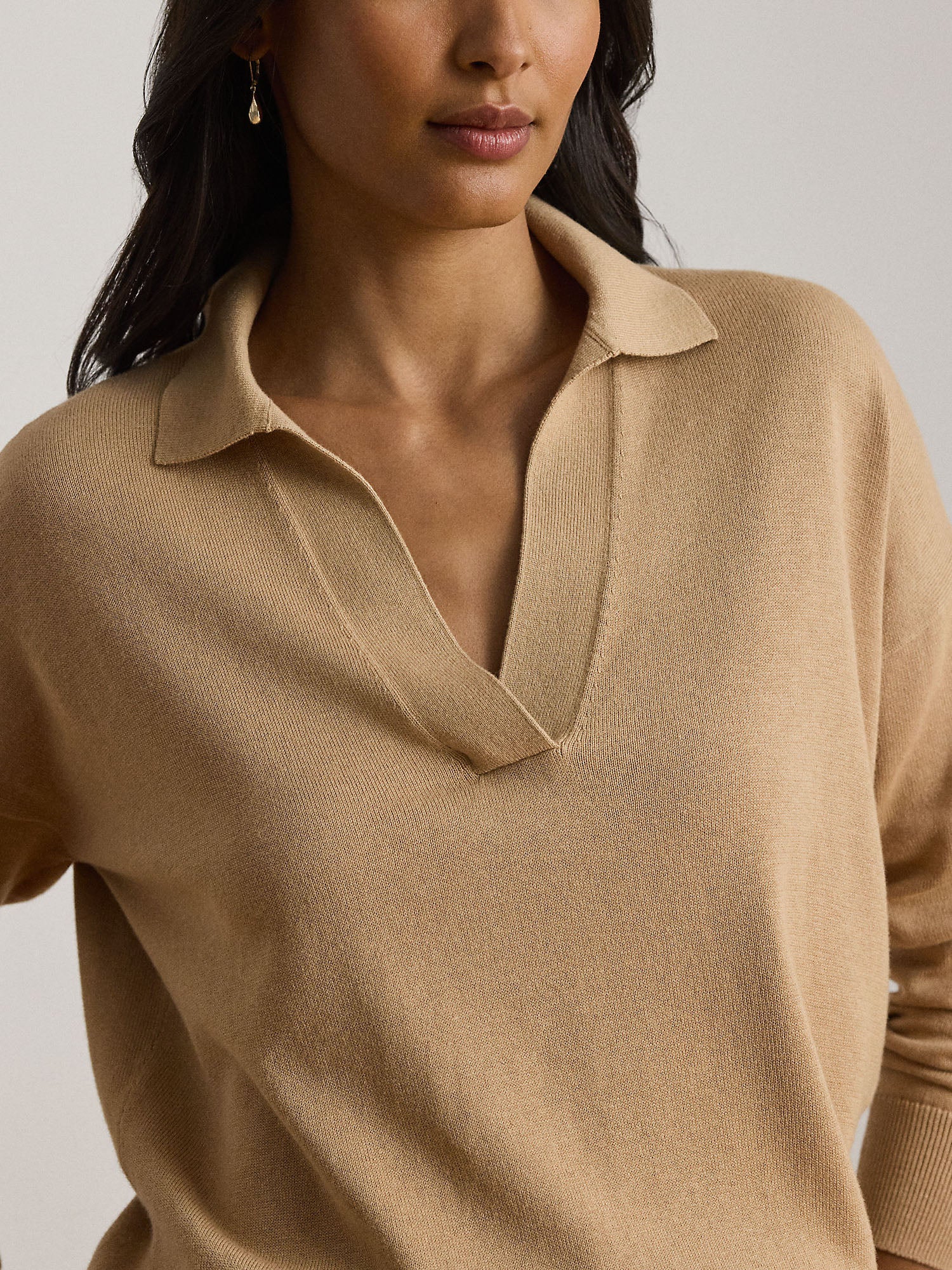 Lauren Ralph Lauren Polo Cotton-Modal Beige