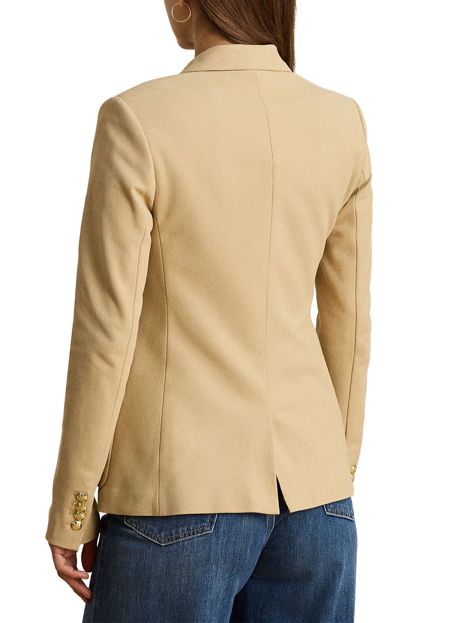 Lauren Ralph Lauren Bullion Jacquard Blazer Beige