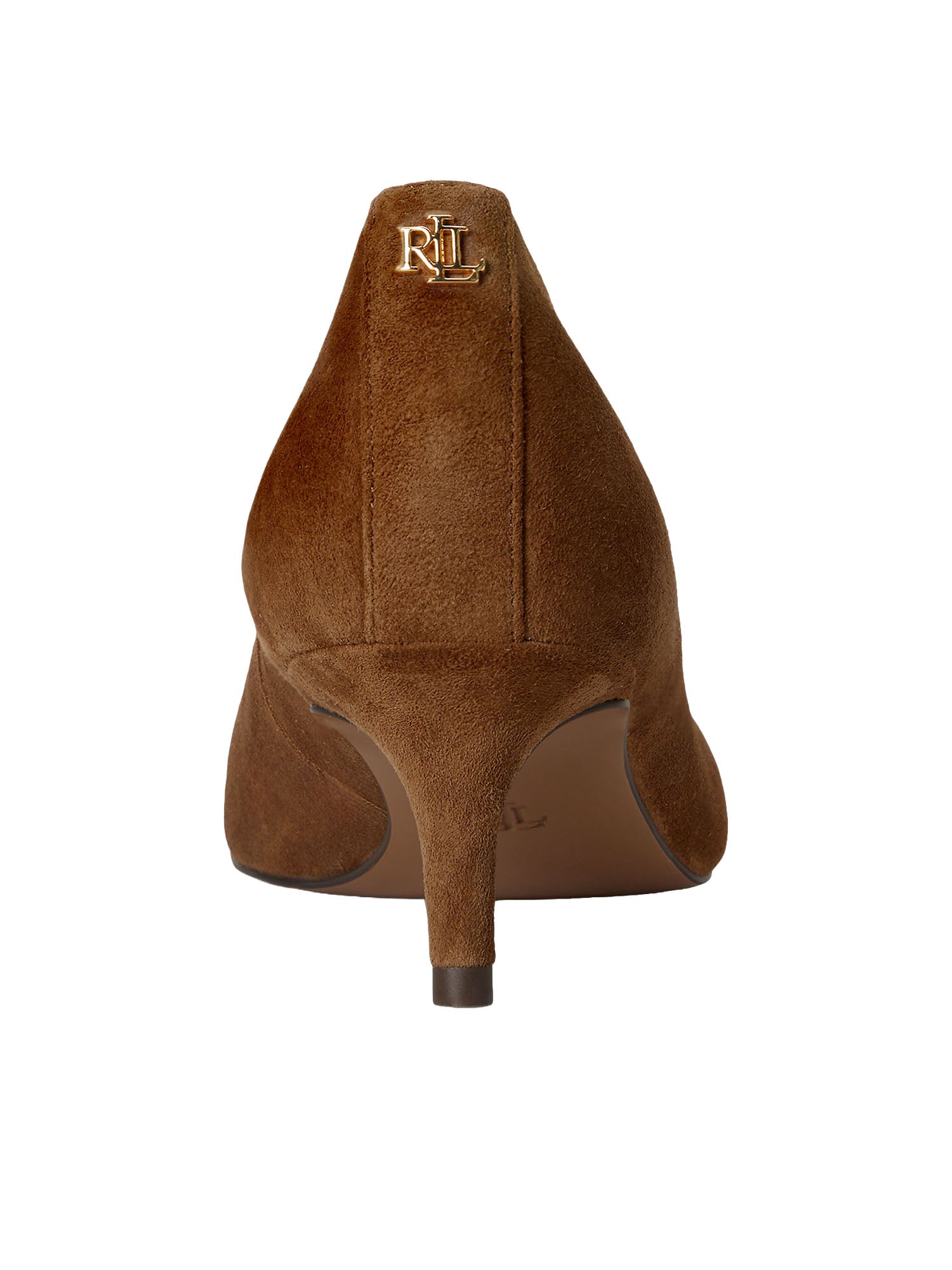 Lauren Ralph Lauren Adrienne Suede Pump Marrone