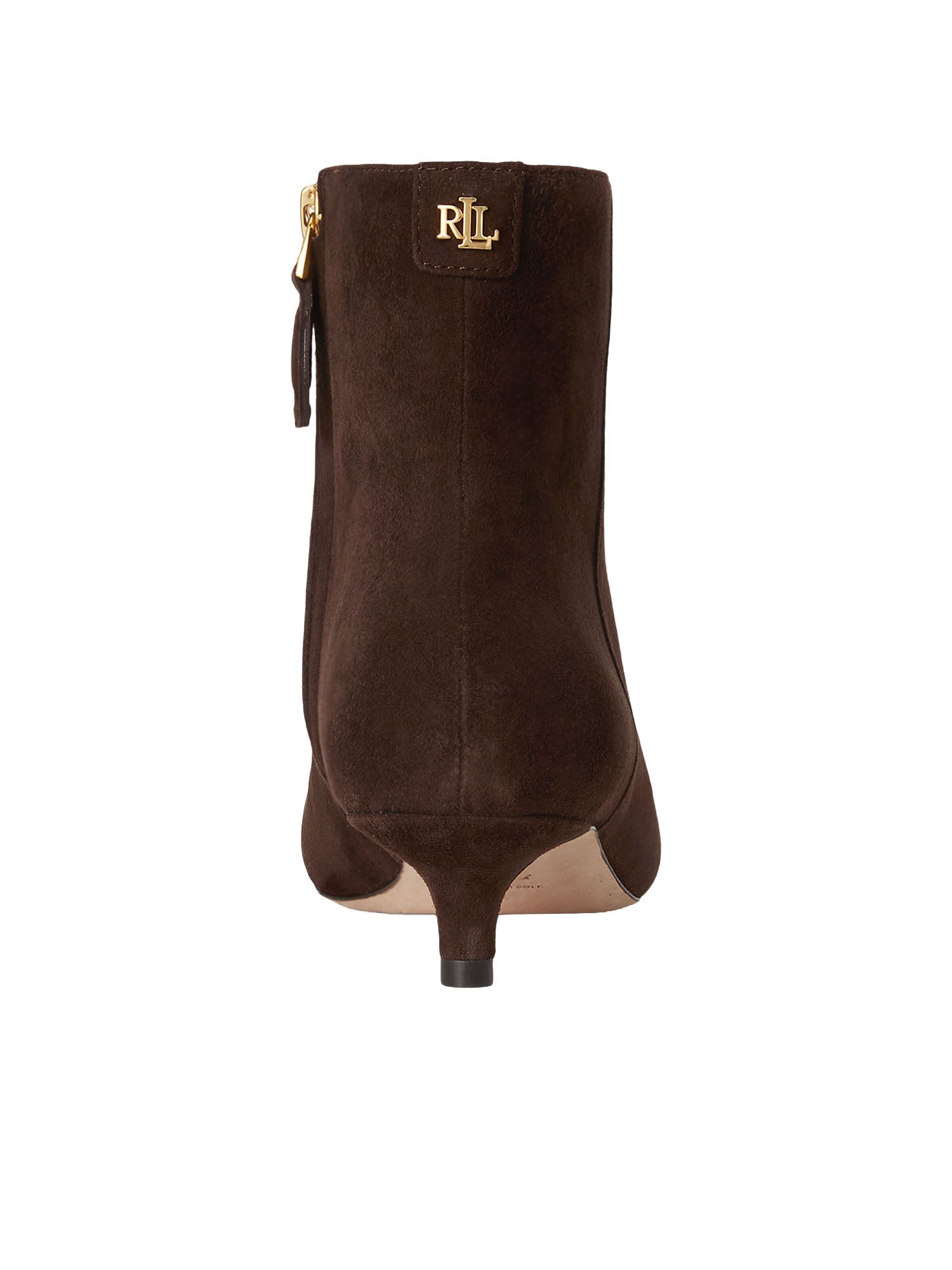 Lauren Ralph Lauren Francesca Suede Bootie Marrone