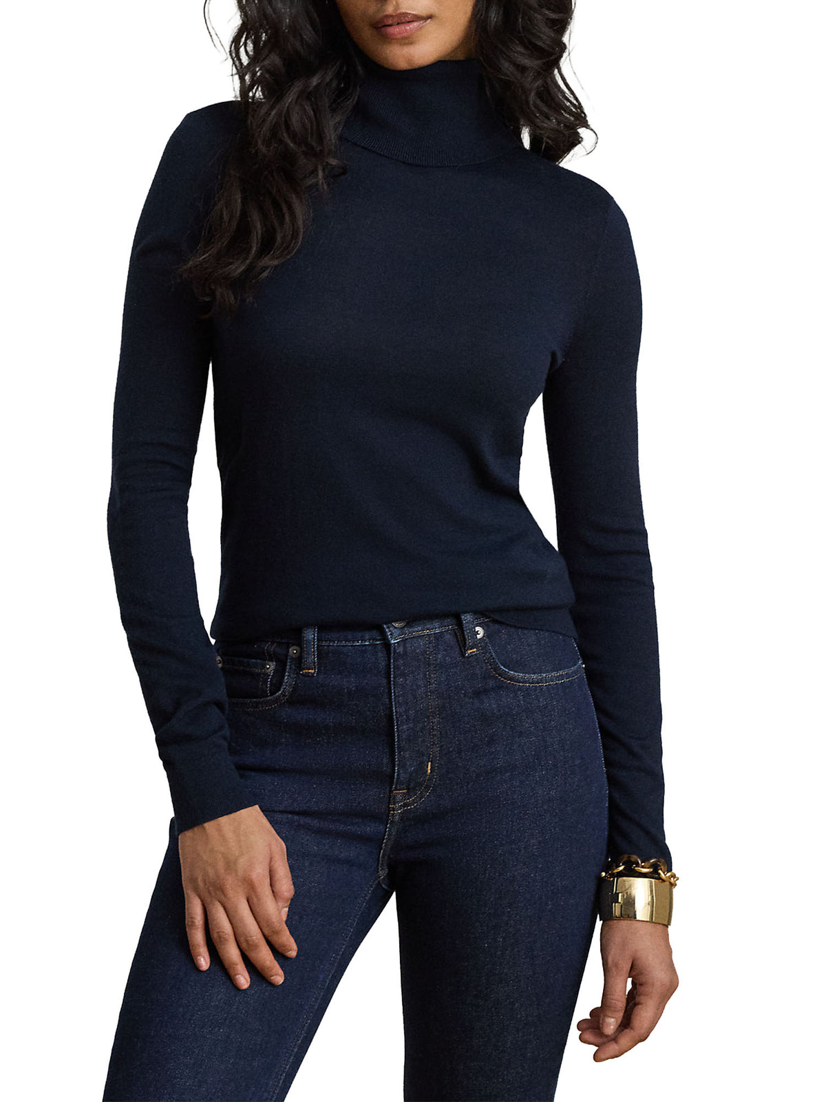 Lauren Ralph Lauren Maglia a collo alto Blu